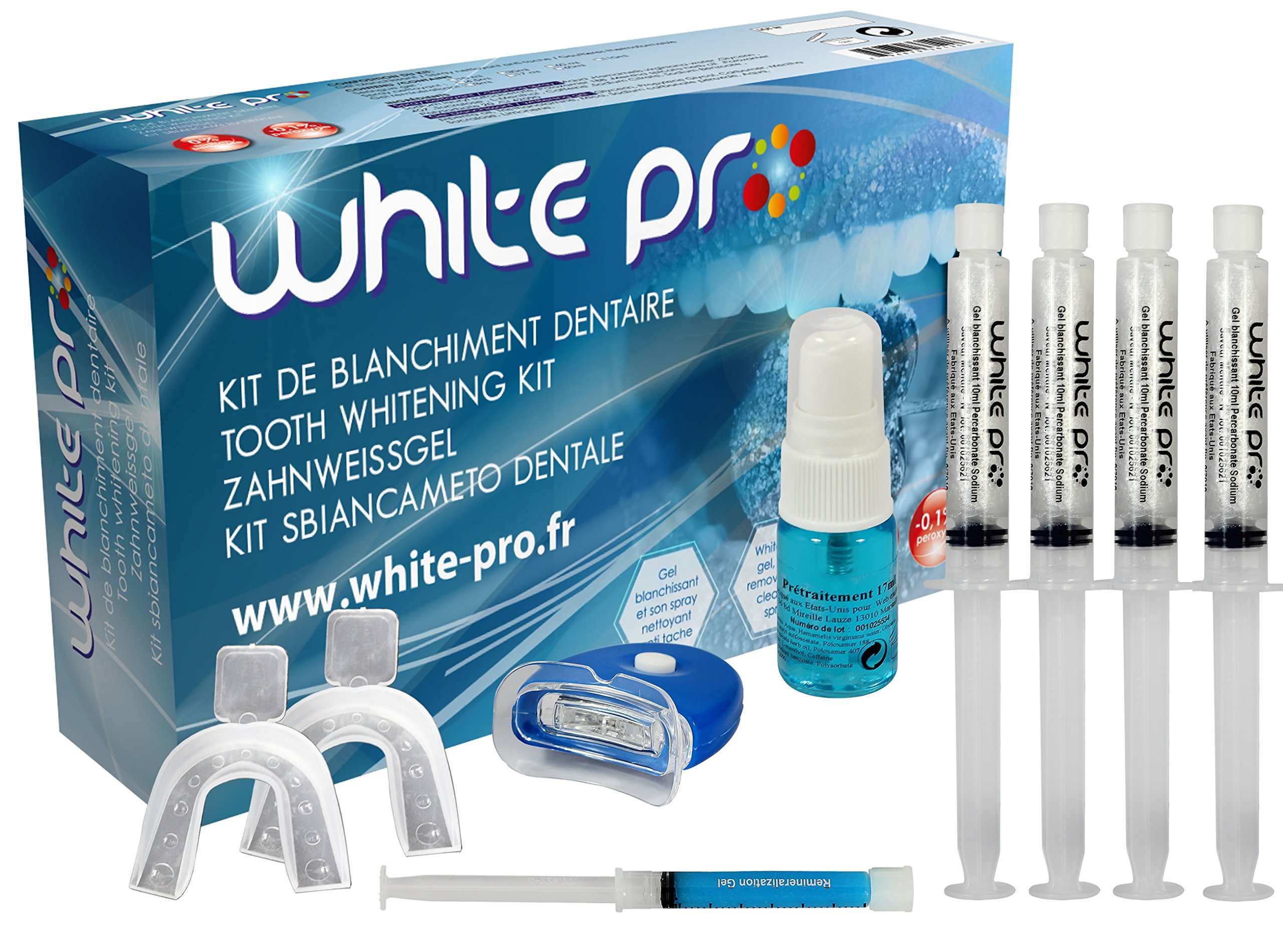 Easy Smile Professional Teeth Whitening Kit for Couples - 35% Carbamide Peroxide, 60cc (6x10cc) with 4 Custom Trays - Made in USA - Brighten Smile for Date Night & Special Occasions