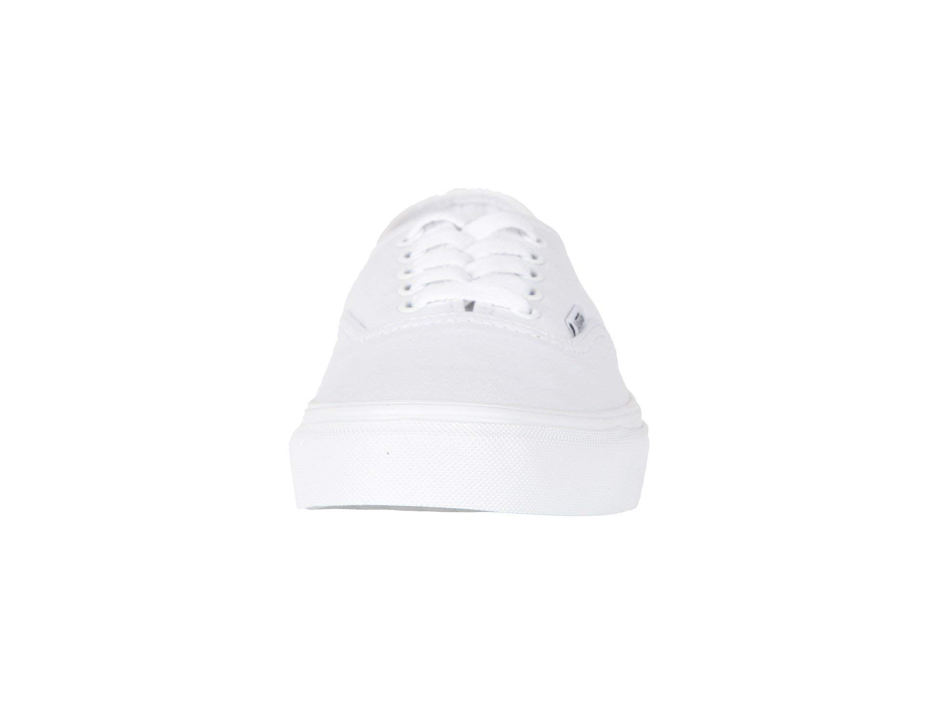 Vans Authentic Unisex Sneakers for Men & Women - True White - Classic Canvas Casual Shoes for Walking, Skating & Everyday Wear