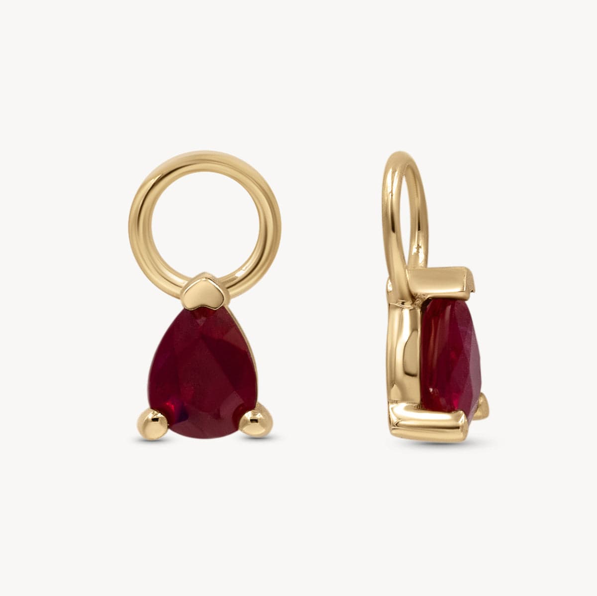 Mini Birthstone Huggie Charms - Dainty Sterling Silver Earrings for Women | Perfect for Everyday Wear, Gifts & Special Occasions