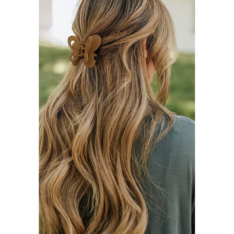 FAMEZA 5Pcs Butterfly Hair Clips - 2.4