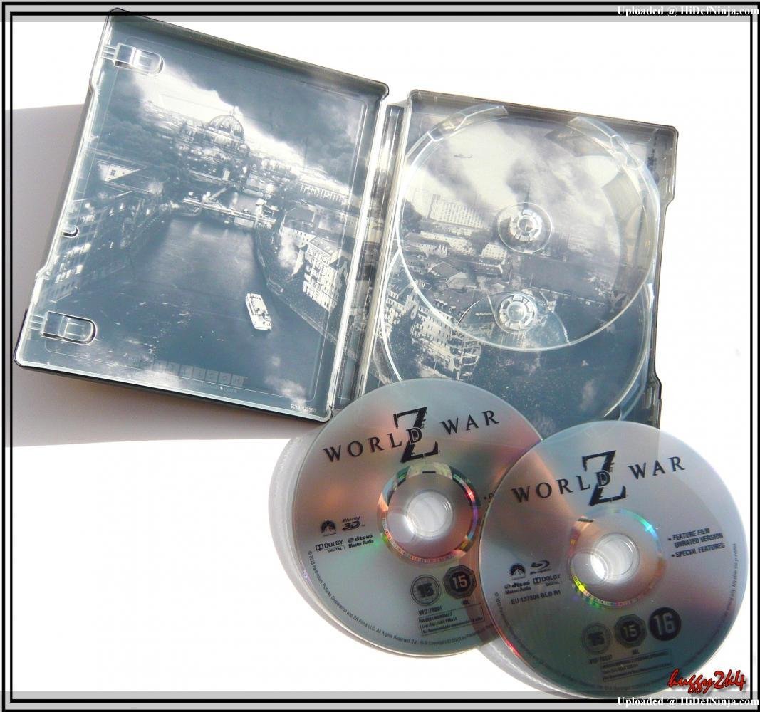 World War Z Blu-ray Steelbook Limited Edition - UK Import [Exclusive Collectible for Movie Fans] - Perfect for Home Theater & Gift Giving