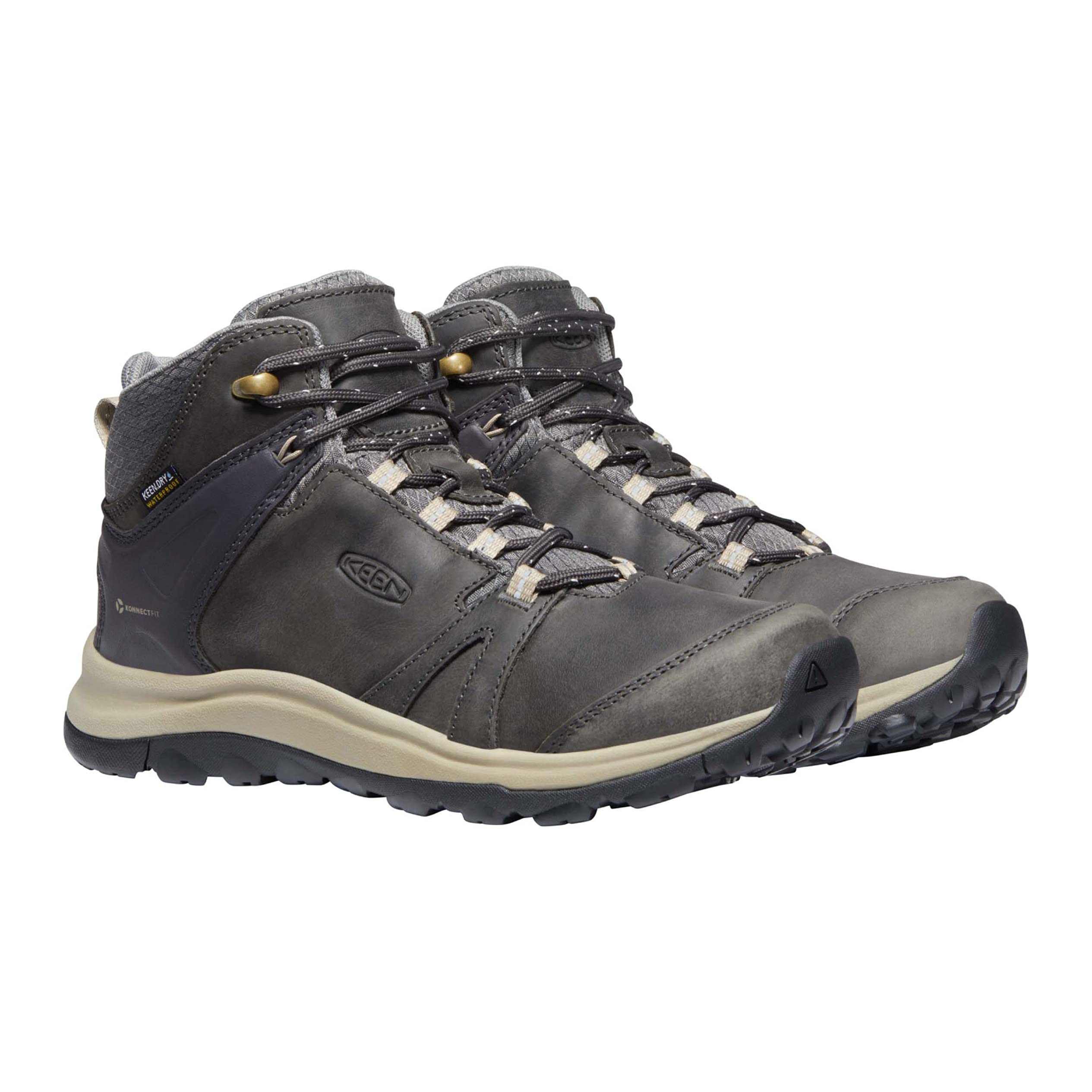 KEEN Women's Terradora 2 Mid Height Leather Waterproof Hiking Boots - Lightweight & Comfortable for Outdoor Adventures, Trail Walking & Camping