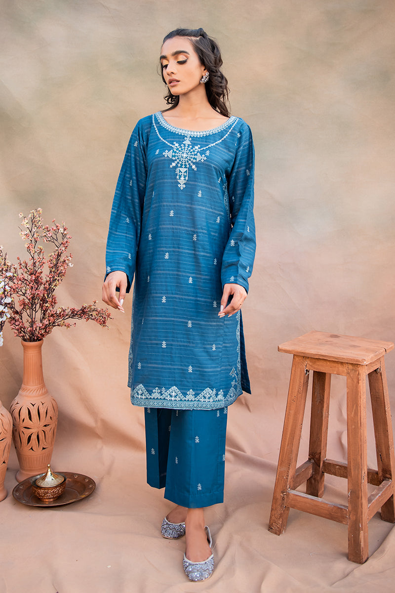 Majestic Blue 2-Piece Set - Elegant Matching Outfit for Women | Perfect for Casual Wear, Date Nights & Special Occasions