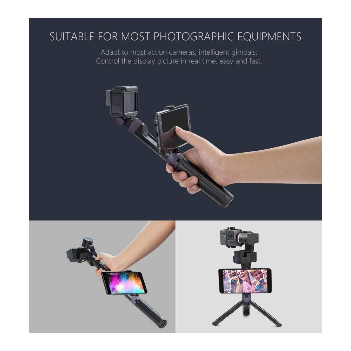 PGYTECH Hand Grip & Tripod Extension Pole - Compact Camera Grip with Adjustable Tripod Stand for DSLR, Mirrorless, Smartphone - Perfect for Vlogging, Travel Photography & Outdoor Adventures