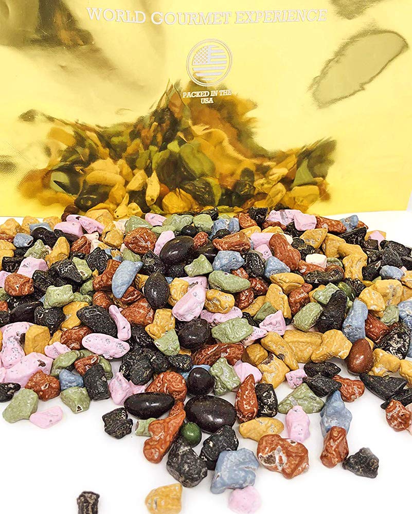 SweetGourmet Candy Coated Milk Chocolate Rocks - 1lb Bulk Chocolate Candy for Baking, Party Favors & Gift Baskets | Delicious Chocolate Treats for Holidays, Birthdays & Desserts