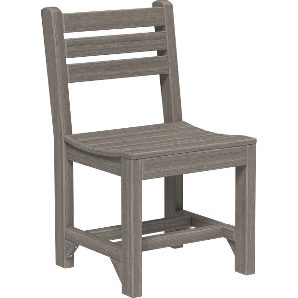 Island Side Chair - Modern Wicker Patio Dining Chair for Outdoor, Garden, Poolside & Porch Use - Lightweight & Durable Rattan Furniture for Backyard, Deck & Balcony