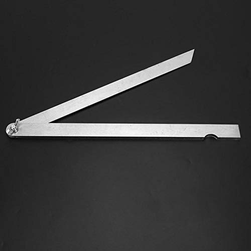 400mm Carbon Steel Folding Line Ruler - Precision Woodworking Measuring Tool for Carpenters | Perfect for Marking Straight Lines, Measuring Angles & DIY Projects