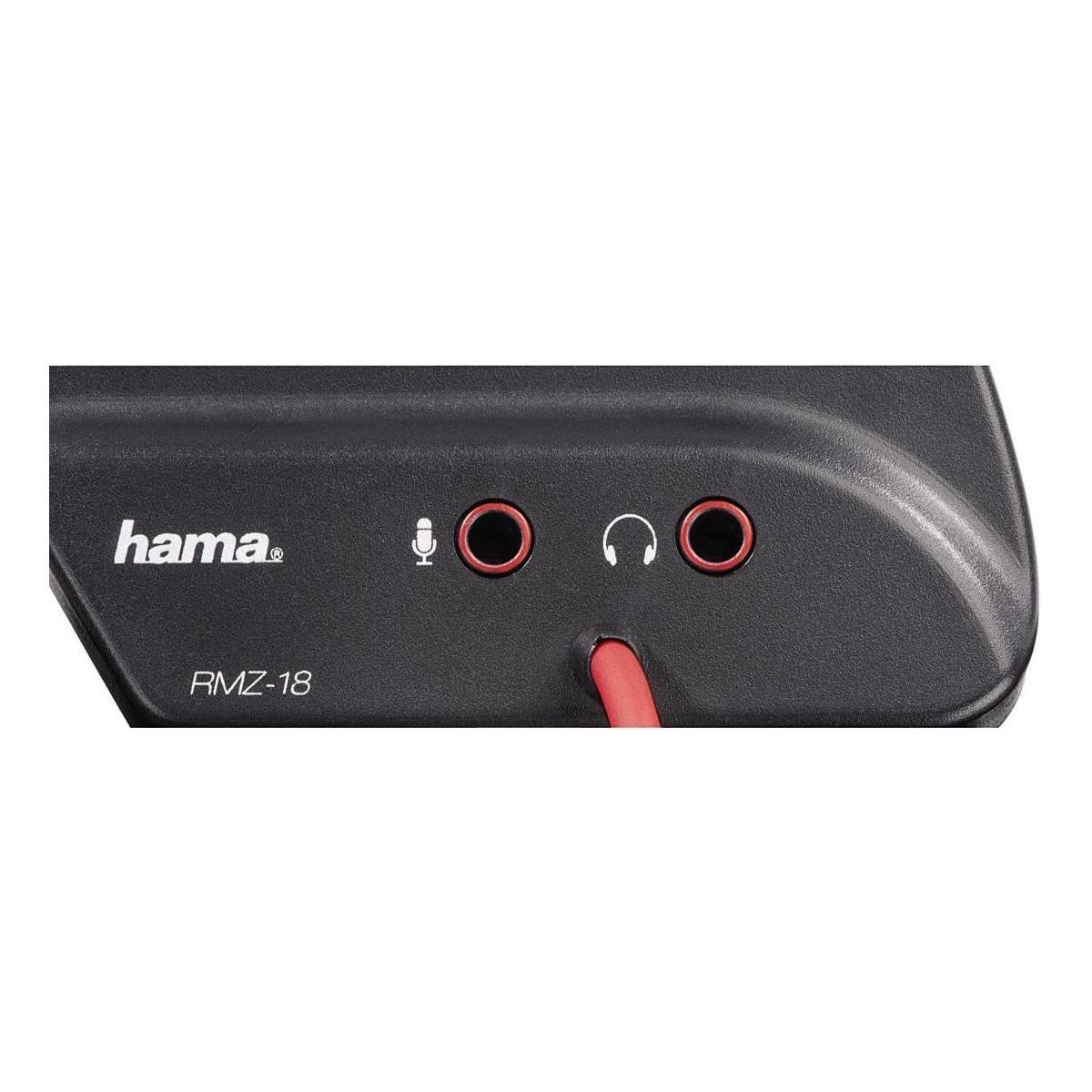 Hama RMZ 18 Directional Microphone - Professional Cardioid Condenser Mic for Studio Recording, Podcasting & Streaming - Perfect for YouTube, Twitch & Voice Overs