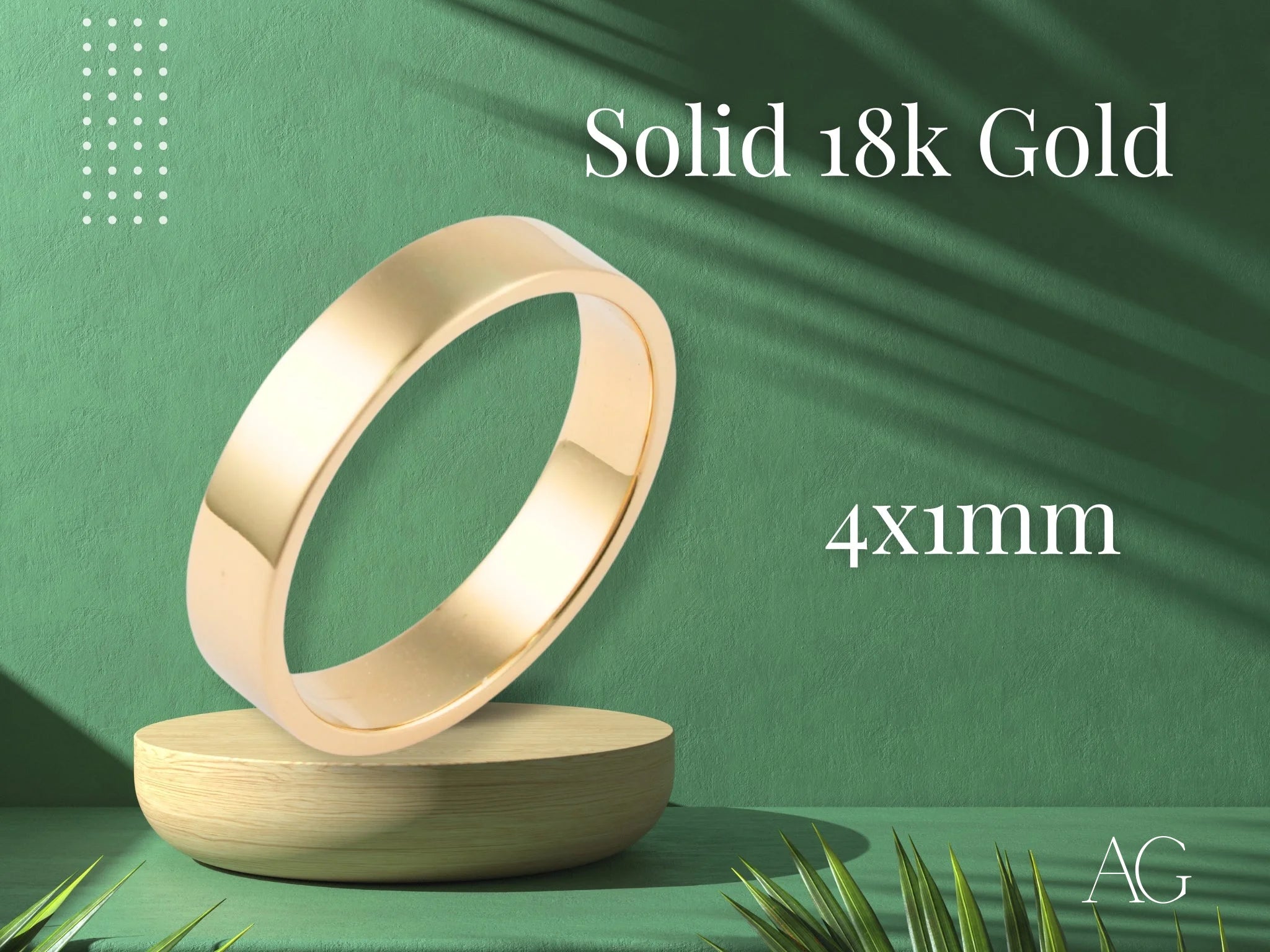 Essence Linea 4mm Minimalist Ring - Elegant Thin Gold Band for Women | Perfect for Everyday Wear, Stacking & Special Occasions