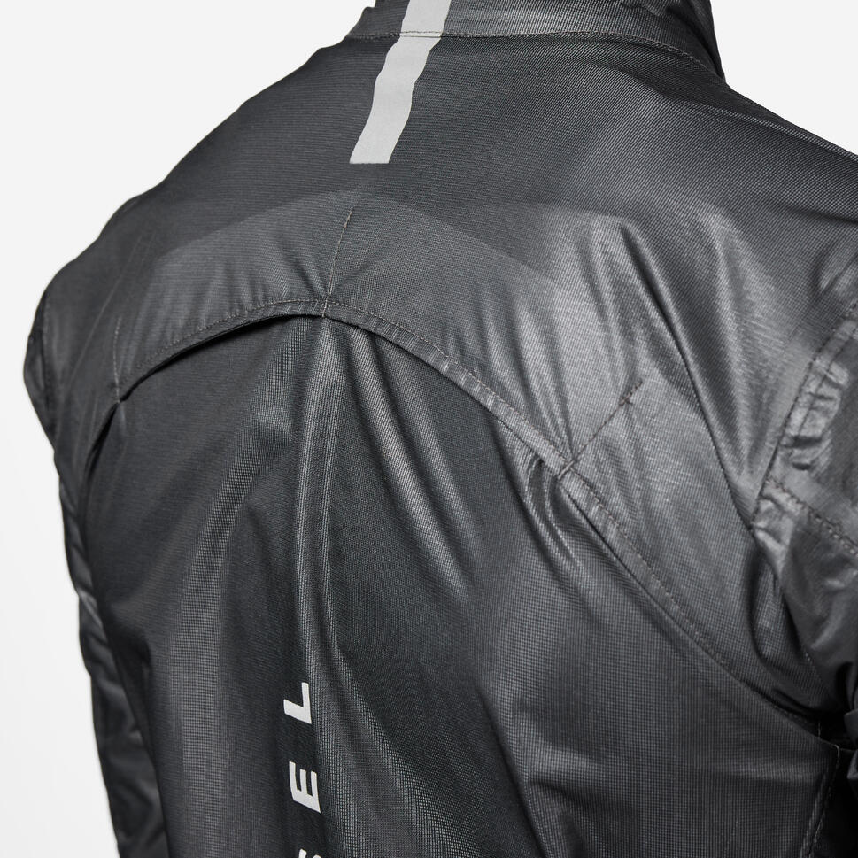 Van Rysel Men's Ultralight Waterproof Cycling Jacket - Breathable Windproof Bike Jacket for Outdoor Riding & Commuting - Perfect for Road Biking, Mountain Cycling & All-Weather Training