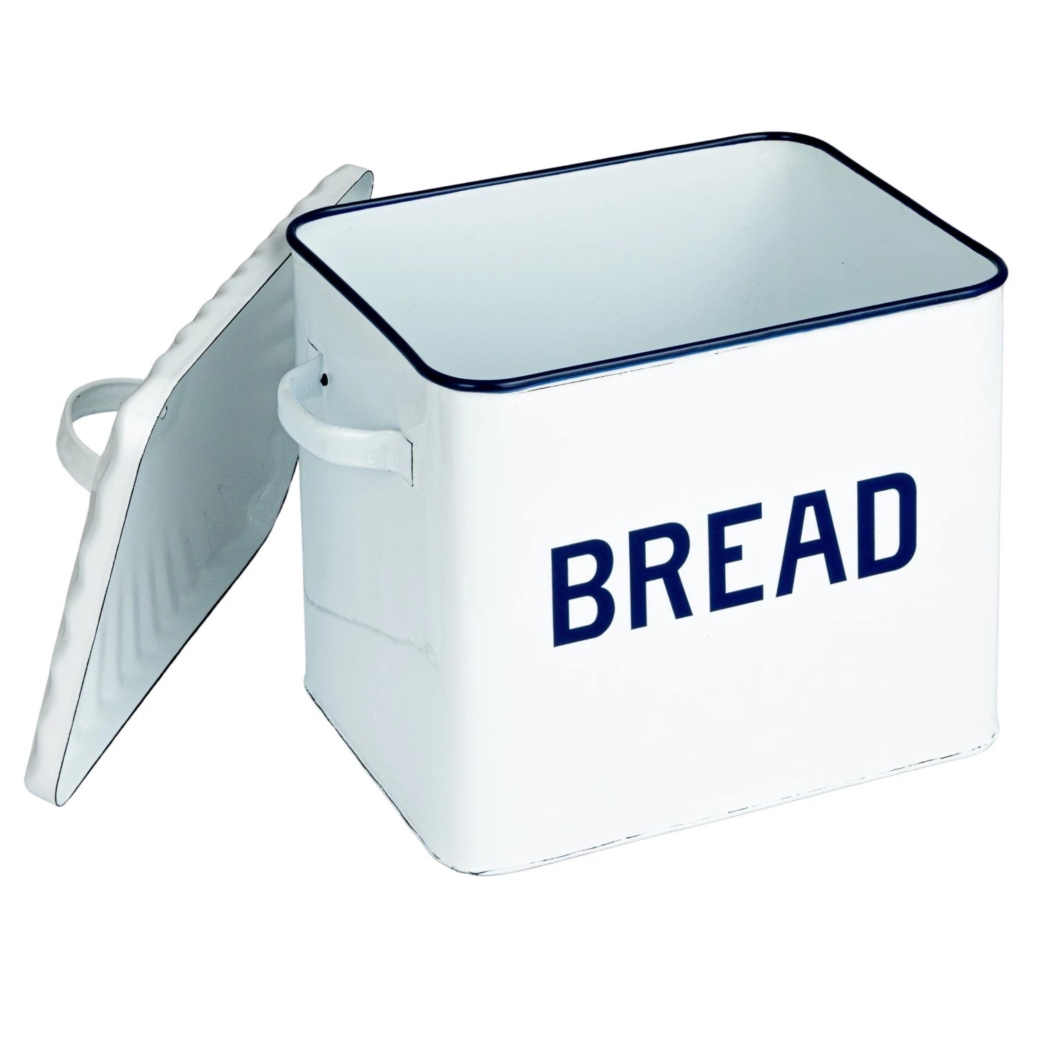 Stainless Steel Bread Storage Box with Airtight Lid - Blue | Keep Bread Fresh Longer | Perfect for Kitchen Countertop, Pantry, or Dining Table