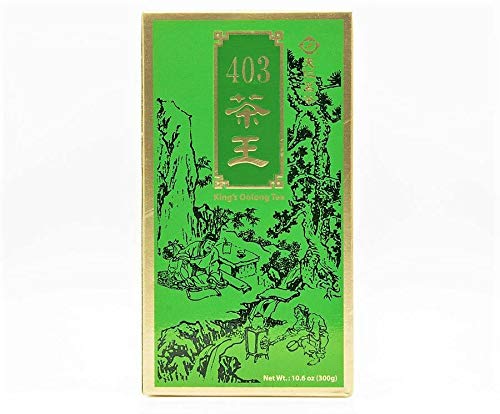 Premium Chinese Oolong Tea - King 403 First Grade Green Tea Gift Set (100g) | Authentic Taiwanese High Mountain Tea | Perfect for Afternoon Tea, Office Relaxation & Gifts