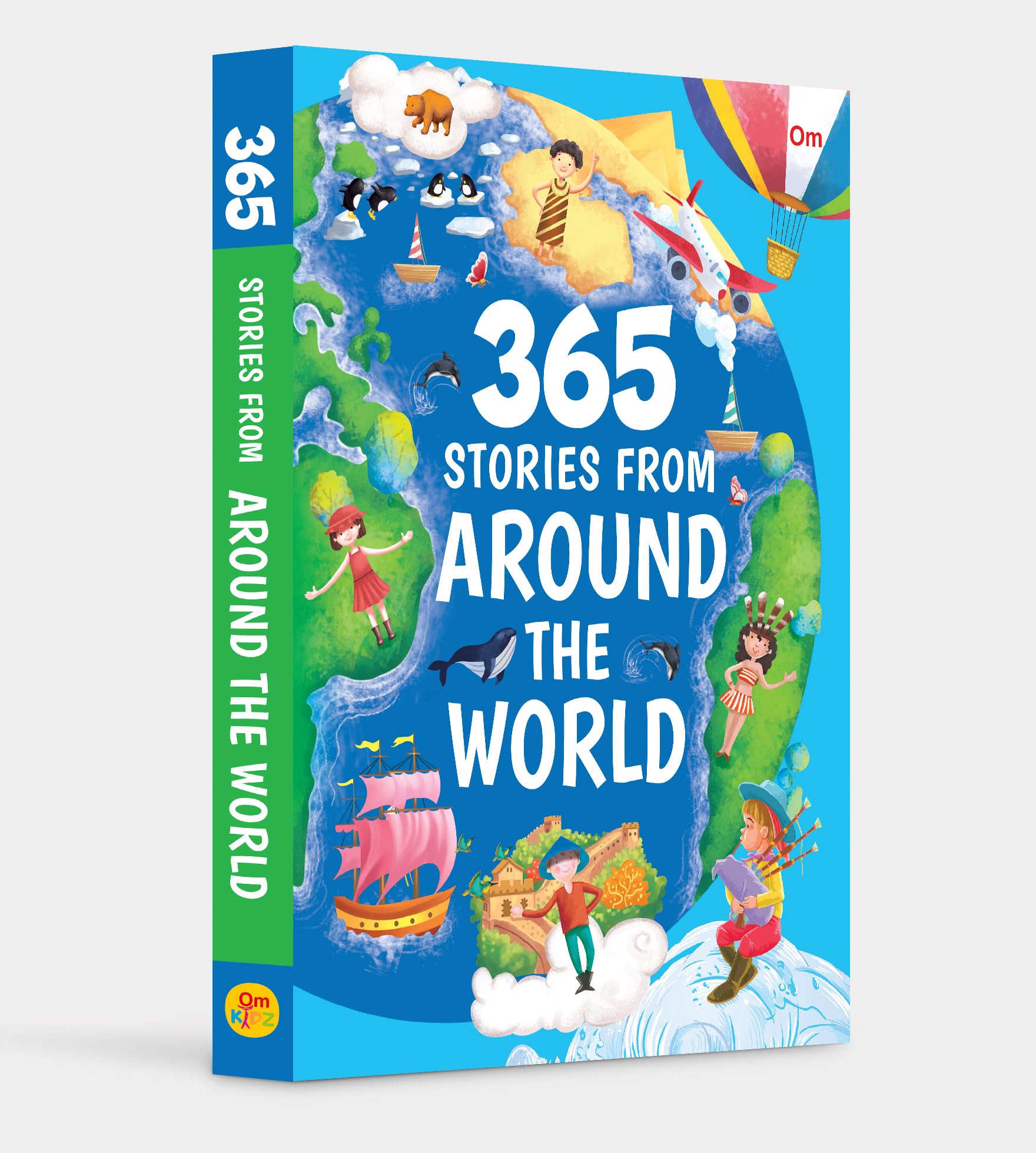 365 Inspiring Short Stories from Around the World - Cultural Folktales & Moral Tales for Kids Bedtime Reading, Classroom Learning & Family Storytime