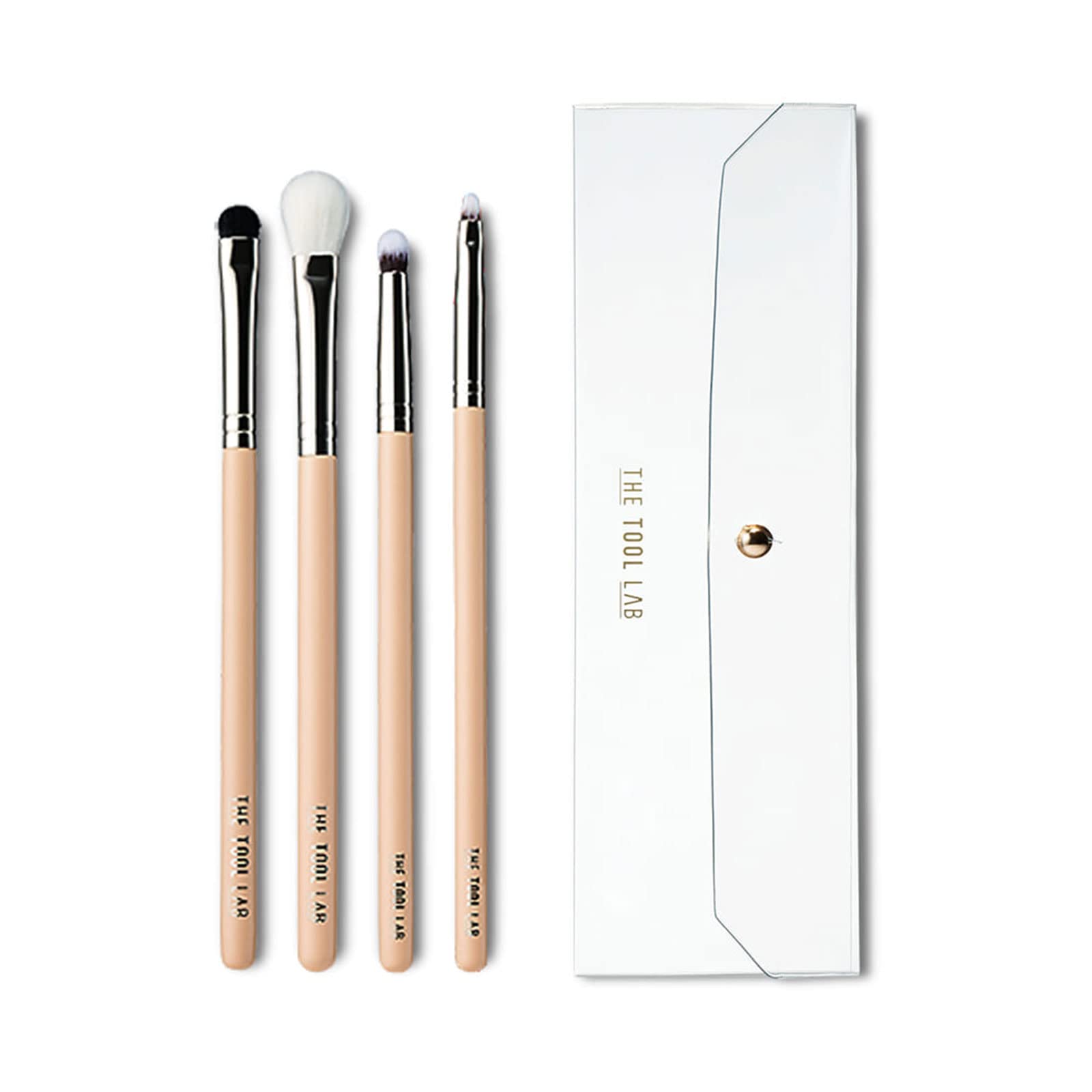 THE TOOL LAB 805 TransforMono Eyelid Kit - Best Eye Contouring Brush for Monolid & Double Eyelid Makeup | Perfect for Asian Eyes, Smokey Eyes & Natural Eye Sculpting | Professional Makeup Artist Essential