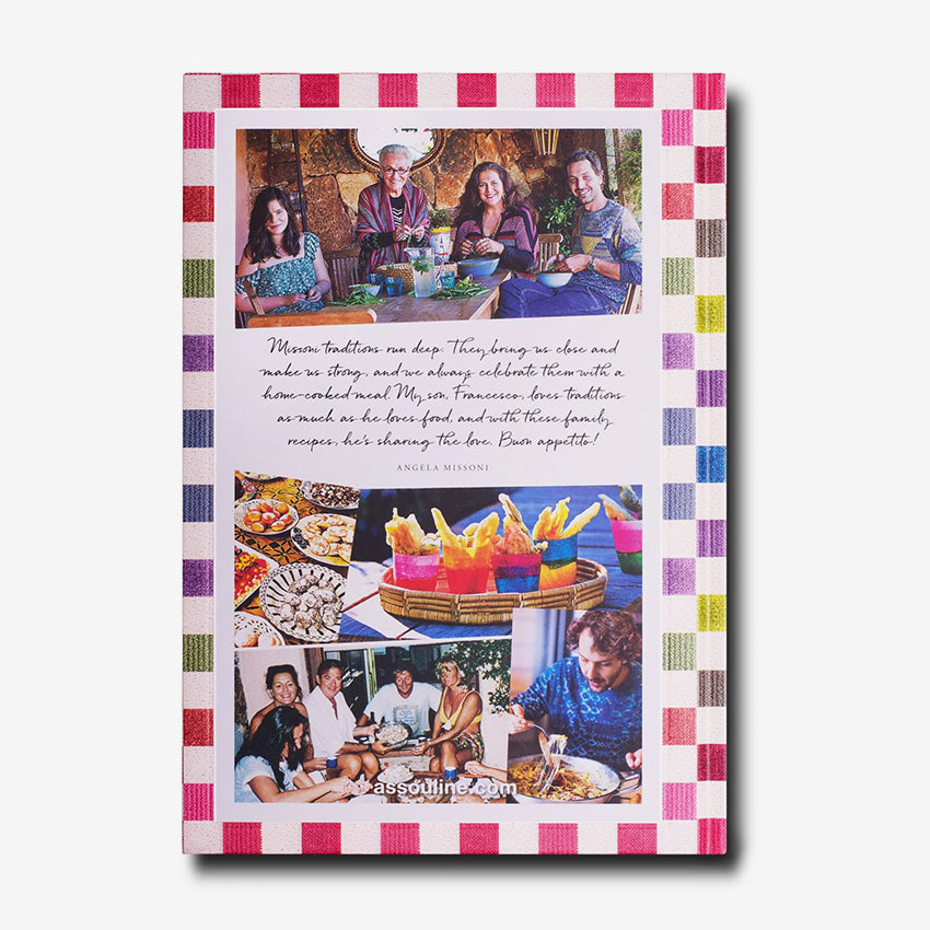 Assouline Missoni Family Cookbook - Authentic Italian Recipes for Home Cooking & Entertaining | Perfect for Family Dinners & Gourmet Gatherings