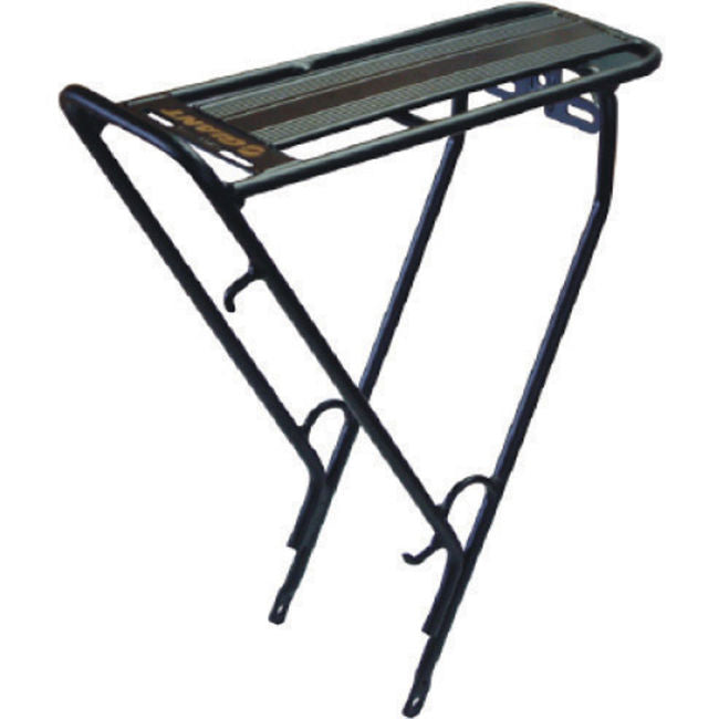 Durable Alloy Rear Pannier Rack for Bicycles - Lightweight & Rustproof Bike Cargo Carrier - Perfect for Commuting, Touring & Grocery Hauling