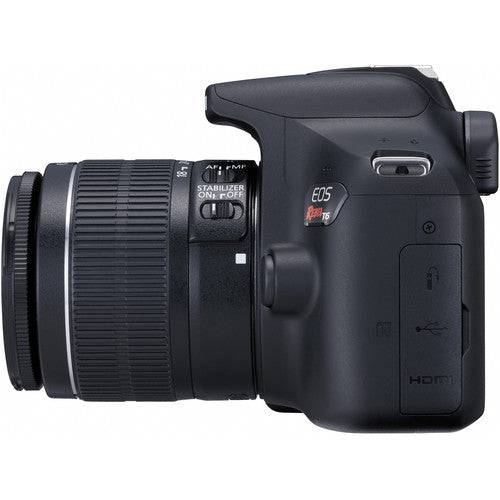Canon EOS Rebel T6/2000D DSLR Camera Bundle with 18-55mm Lens, SanDisk 32GB & 16GB Memory Cards, Tripod & Accessories - Perfect for Photography Beginners, Travel & Family Events