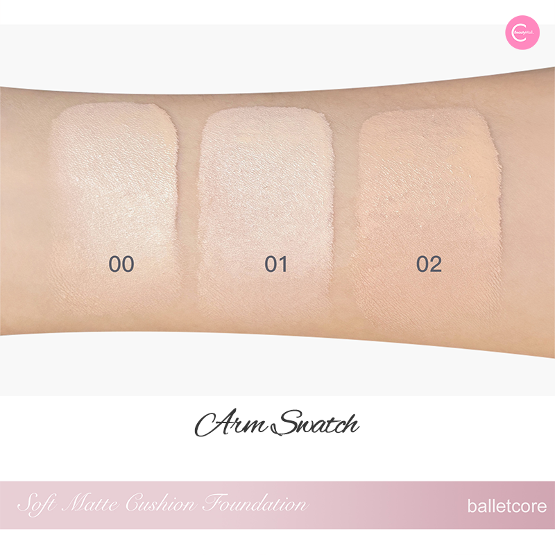 FLORTTE Ballet Veil Cushion Cream - Lightweight BB Cream with SPF, Hydrating & Long-Lasting Coverage for Daily Makeup | Perfect for Office, Date Night & Special Occasions