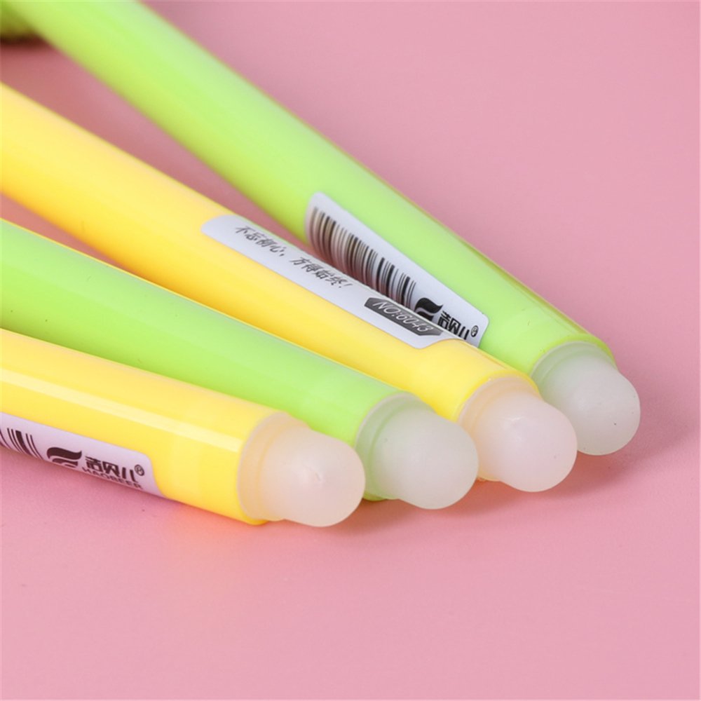 Kawaii Pineapple Shaped Gel Ink Pens - Cute Fruit Design for School & Office, Fun Stationery for Girls & Kids (6-Pack) - Perfect for Note Taking, Journaling & Gift Giving