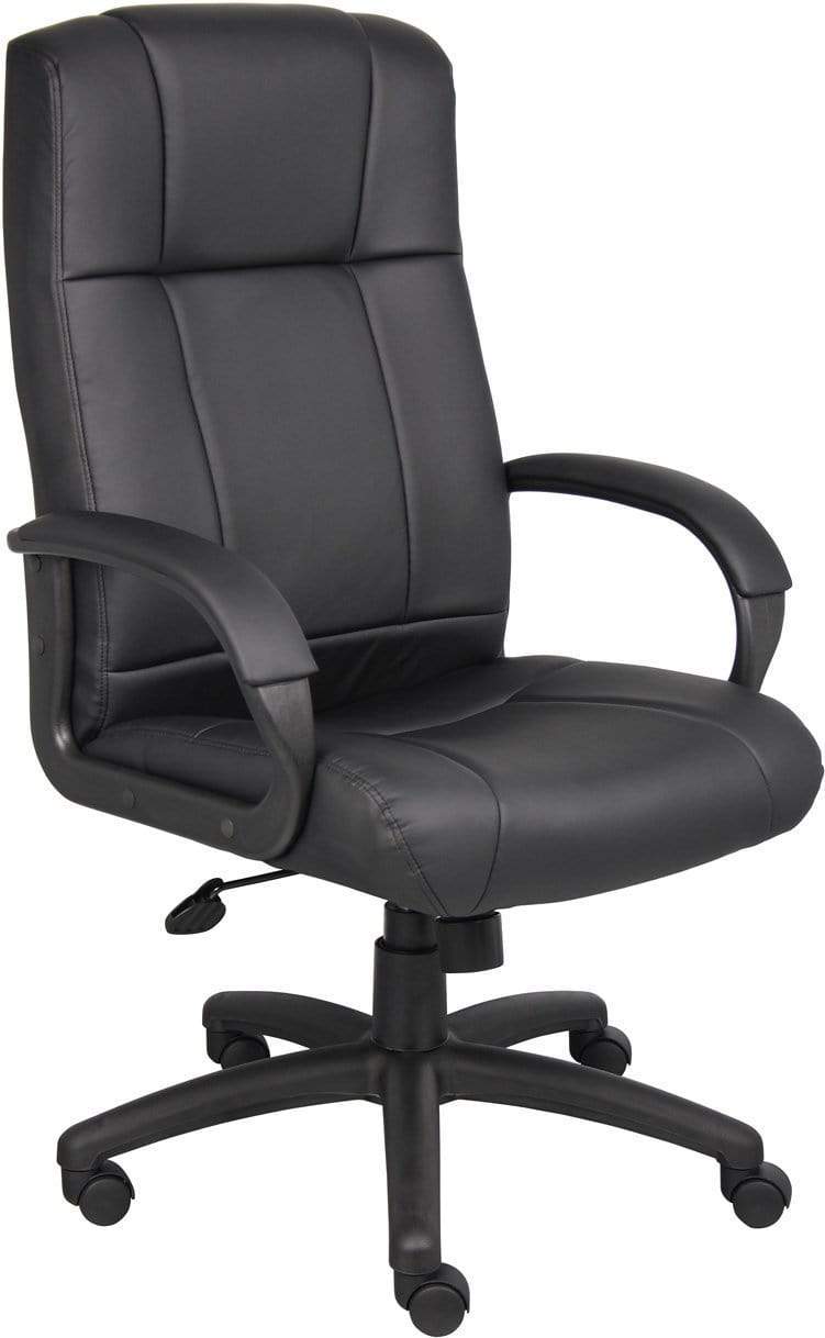 Boss Caressoft Executive High Back Ergonomic Office Chair [B7901] - Perfect for Home Office, Conference Rooms & Executive Suites