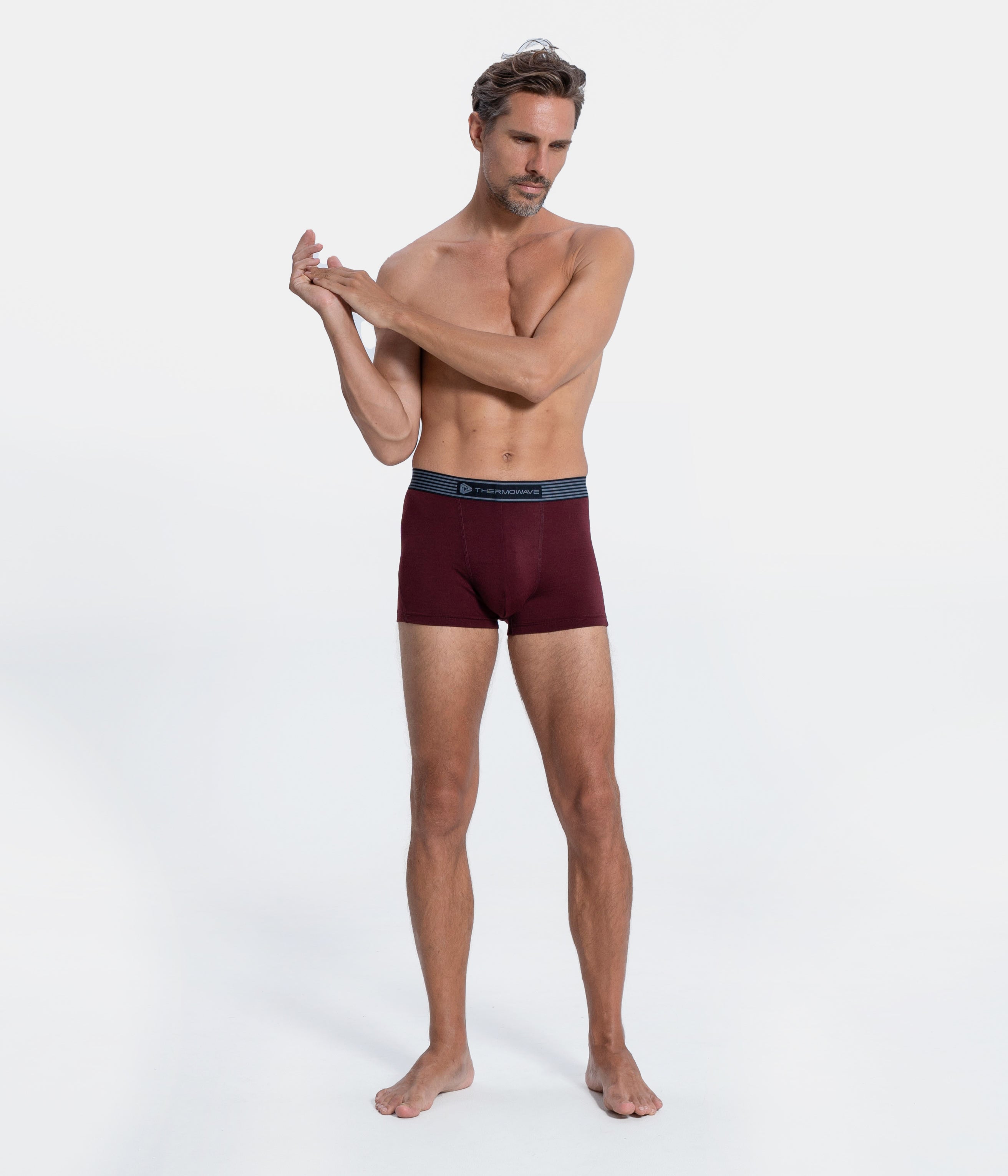 Premium Men's Merino Wool Boxer Briefs - Soft, Breathable & Odor-Resistant Underwear for Travel, Hiking & Everyday Comfort