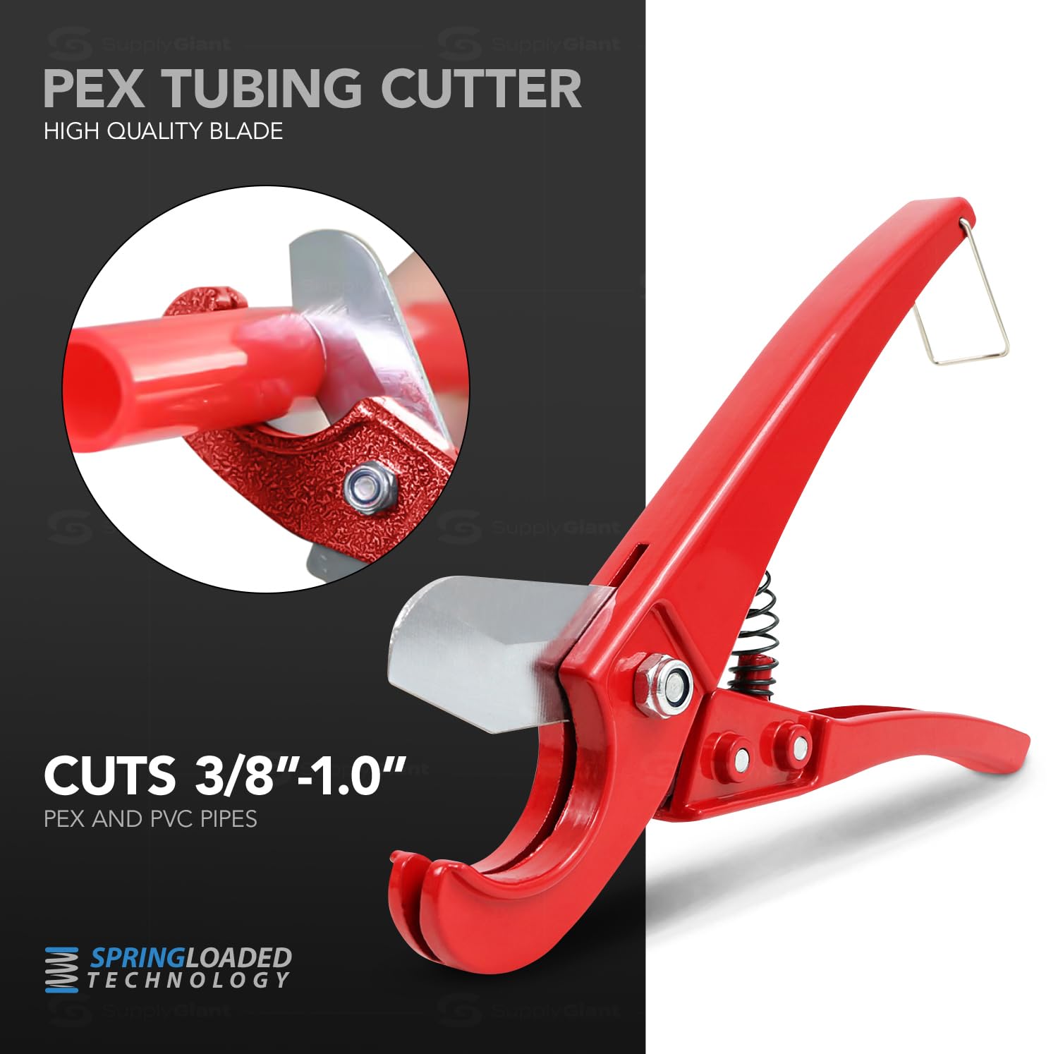 3/4-Inch PEX Plumbing Starter Kit with Crimper & Cutter Tools - Includes Brass Elbow & Coupling Fittings, Cinch Clamps, Half Clamps, 2 Rolls of 3/4-In X 100ft PEX Tubing - Perfect for DIY Home Plumbing Repairs and Water Supply Installations