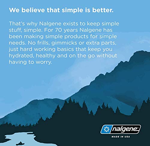 Nalgene Tritan Narrow Mouth BPA-Free Water Bottle 16oz - Leak Proof & Durable for Hiking, Gym, Travel & Everyday Use