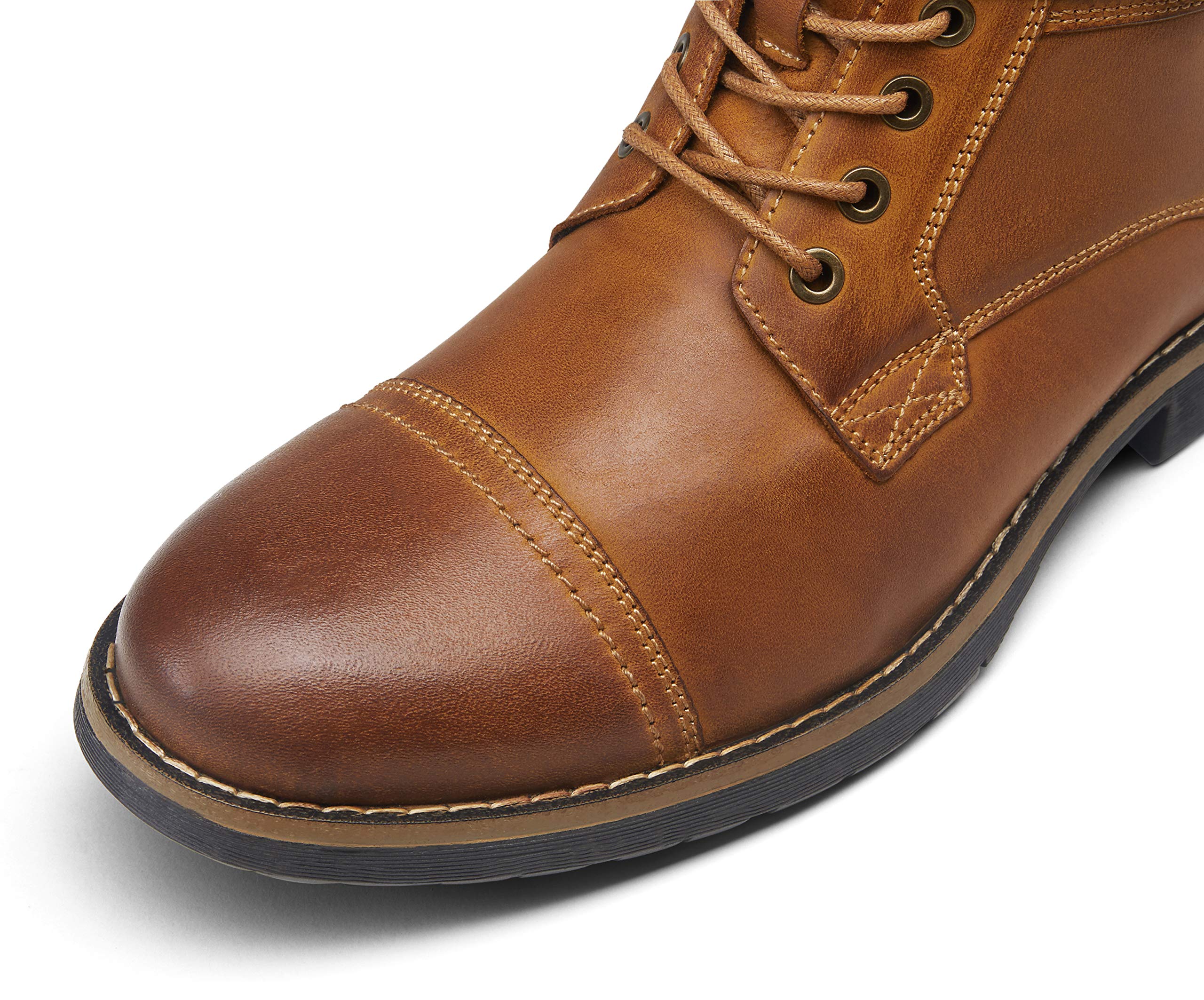 Vostey Men's Casual Motorcycle Combat Ankle Boots - Stylish Dress Boots for Everyday Wear & Outdoor Adventures
