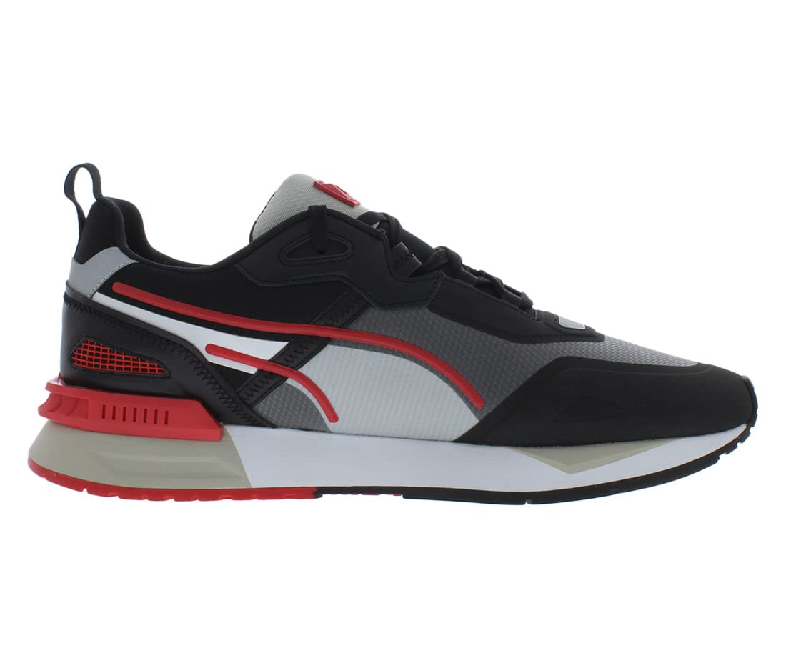 PUMA Mirage Tech Men's Running Shoes - Size 11 | Black/Red/White | Lightweight Cushioned Sneakers for Jogging, Gym Workouts & Casual Wear