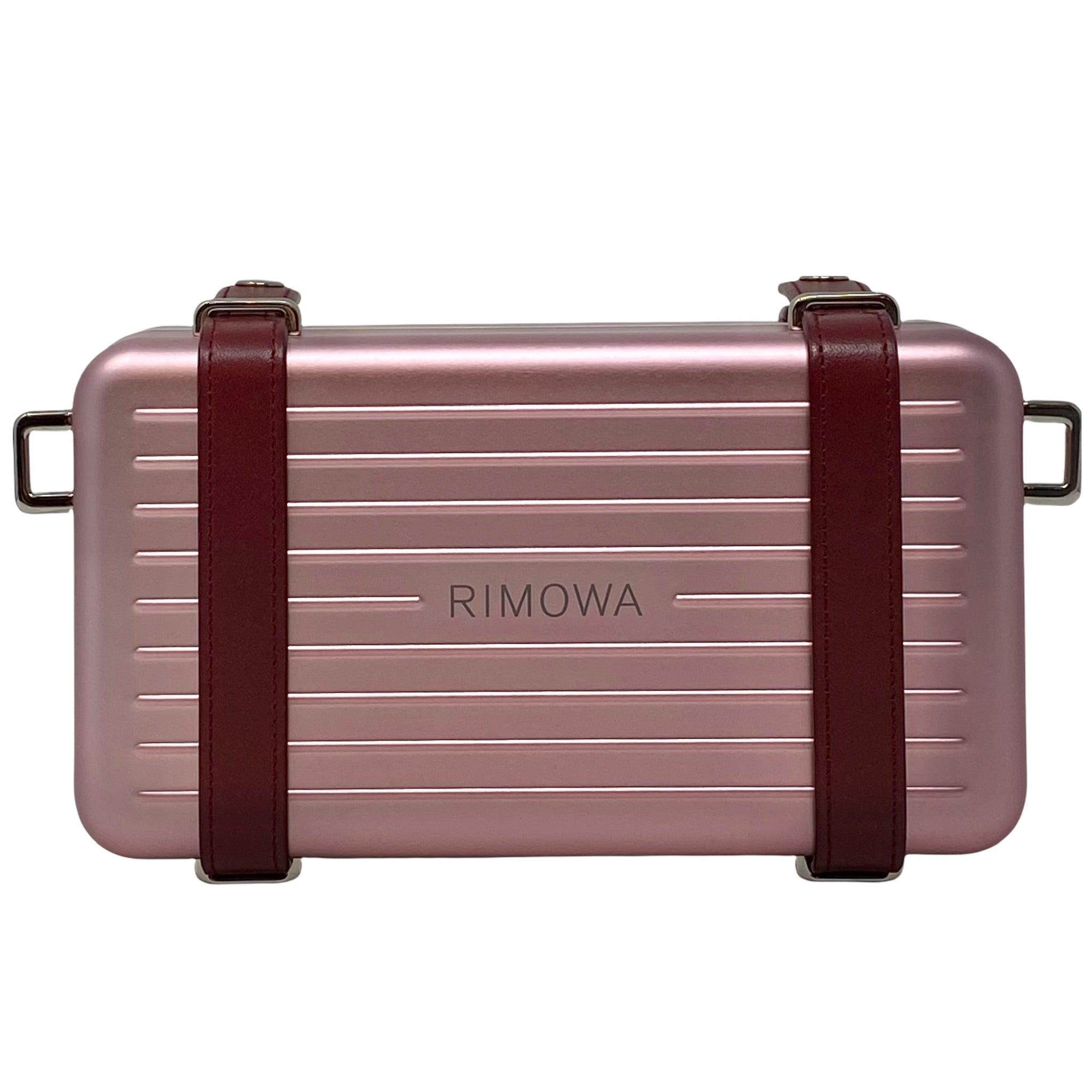 Dior x Rimowa Rose Aluminum Personal Clutch Bag - Luxury Designer Clutch for Women | Perfect for Parties, Travel & Special Occasions