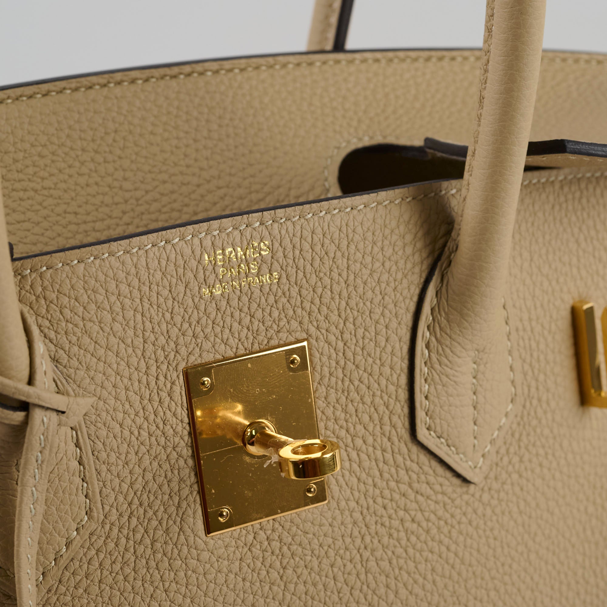 Authentic Hermes Birkin 30 Handbag in Trench Togo Leather with Gold Hardware - 2017 Collection (A Stamp) - Perfect for Luxury Fashion & Special Occasions