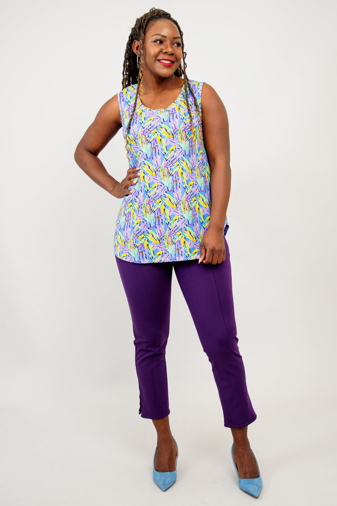 Stylish Jazz Tank Top for Women - Soft Bamboo Fabric - Laval Collection - Perfect for Yoga, Summer Outfits & Casual Wear - Final Sale