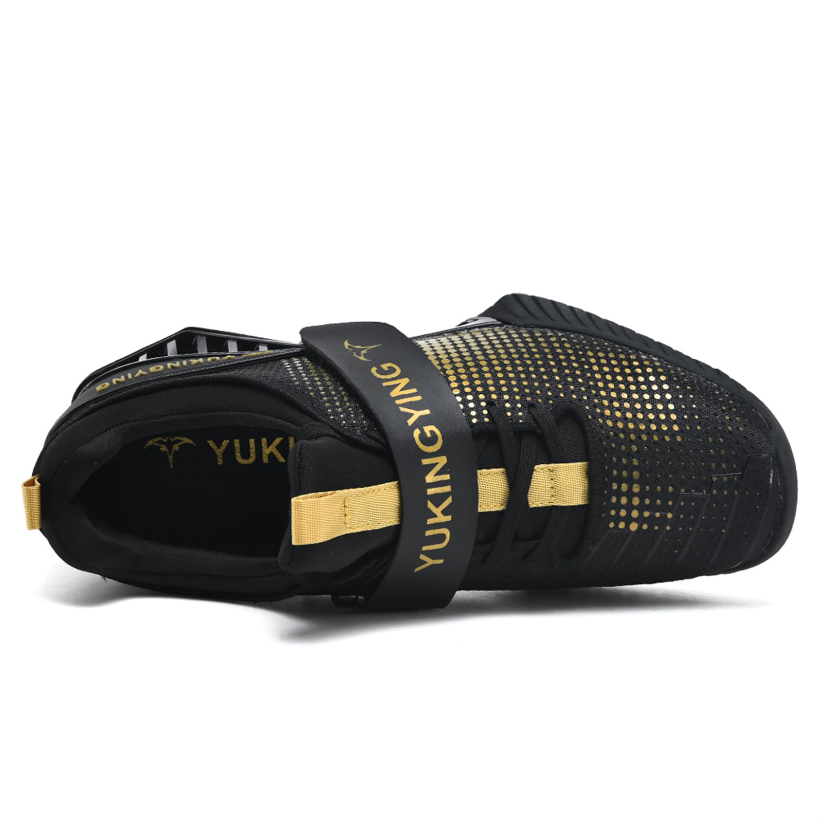 GERRIT Non-Slip Weightlifting Shoes for Men & Women - Powerlifting, Deadlifting & Crossfit Training Shoes with Strap & Lace-Up Design - Perfect for Gym Workouts, Squats, and Indoor Fitness Training