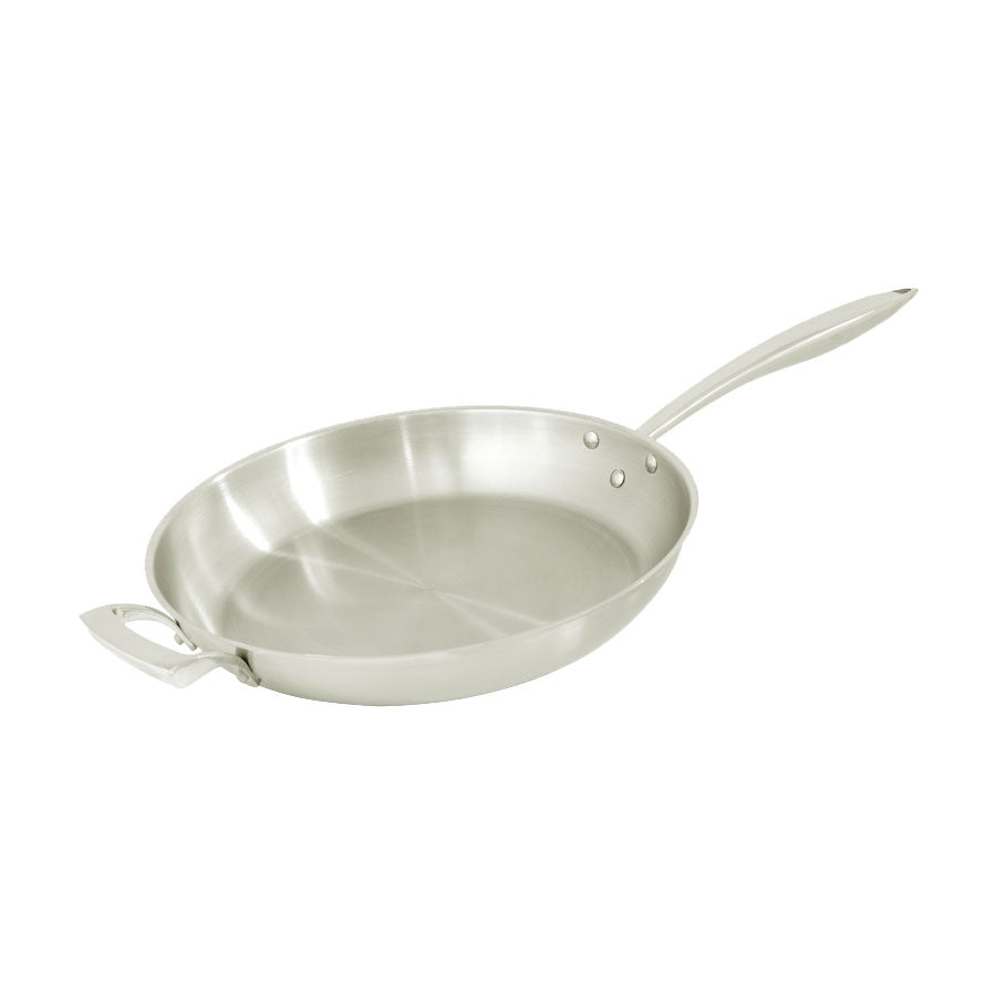 Browne 5724052 Thermalloy Deluxe 12.5-Inch Nonstick Frying Pan with Natural Finish - Perfect for Sautéing, Frying & Cooking Eggs - Ideal for Home Kitchen & Restaurant Use