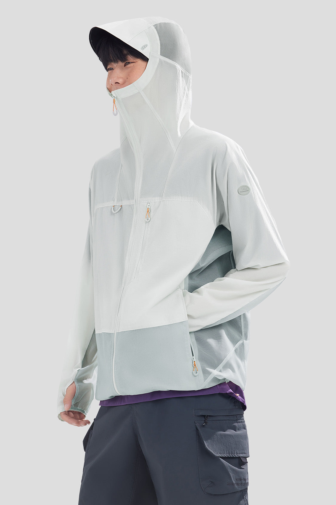 Men's Lightweight Breathable Packable Sun Protection Jacket UPF50+ - Perfect for Hiking, Travel & Outdoor Activities