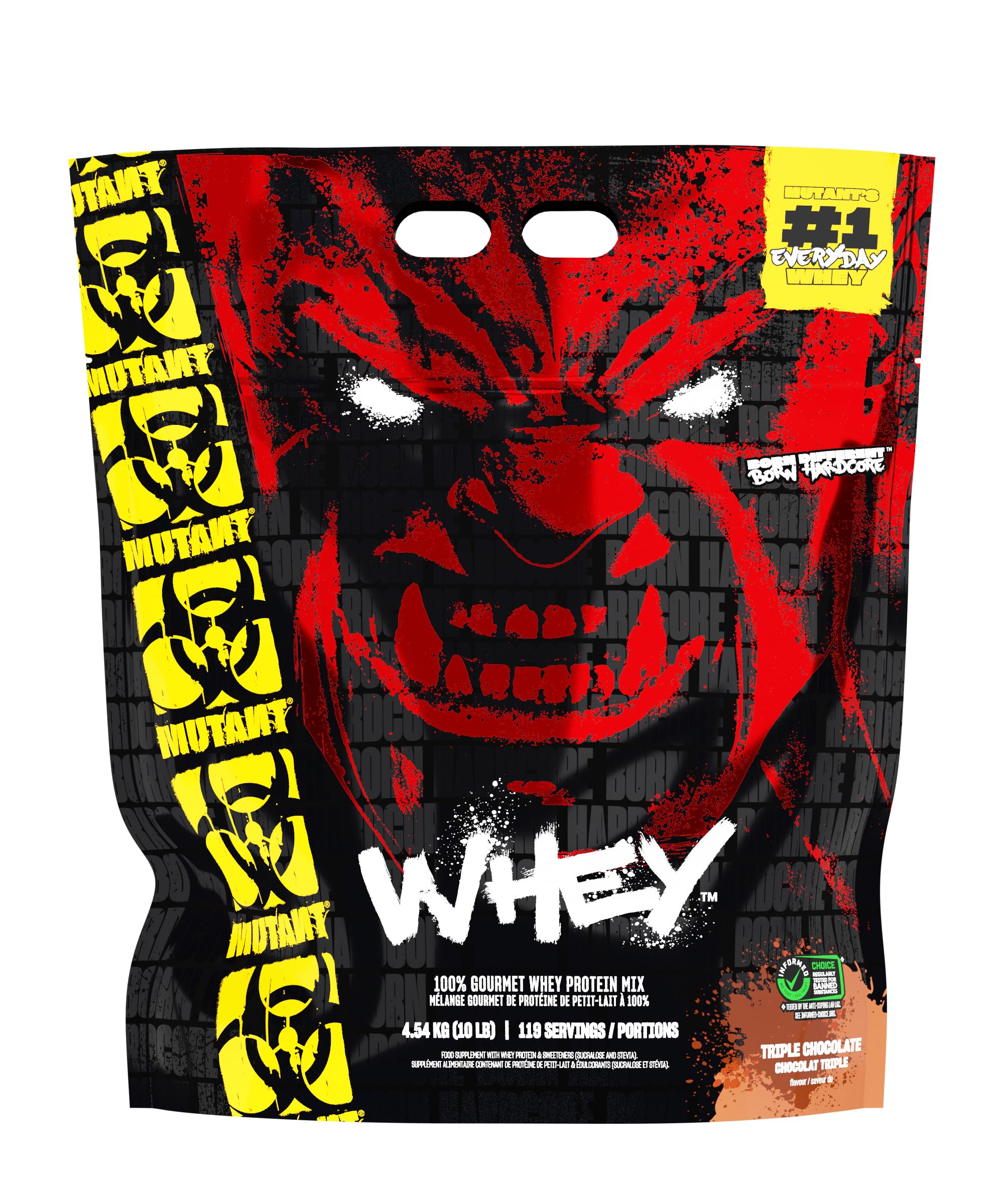 PVL Mutant WHEY Protein Powder - 10LBS Chocolate Flavor | High-Quality Muscle Building Supplement for Bodybuilding & Post-Workout Recovery