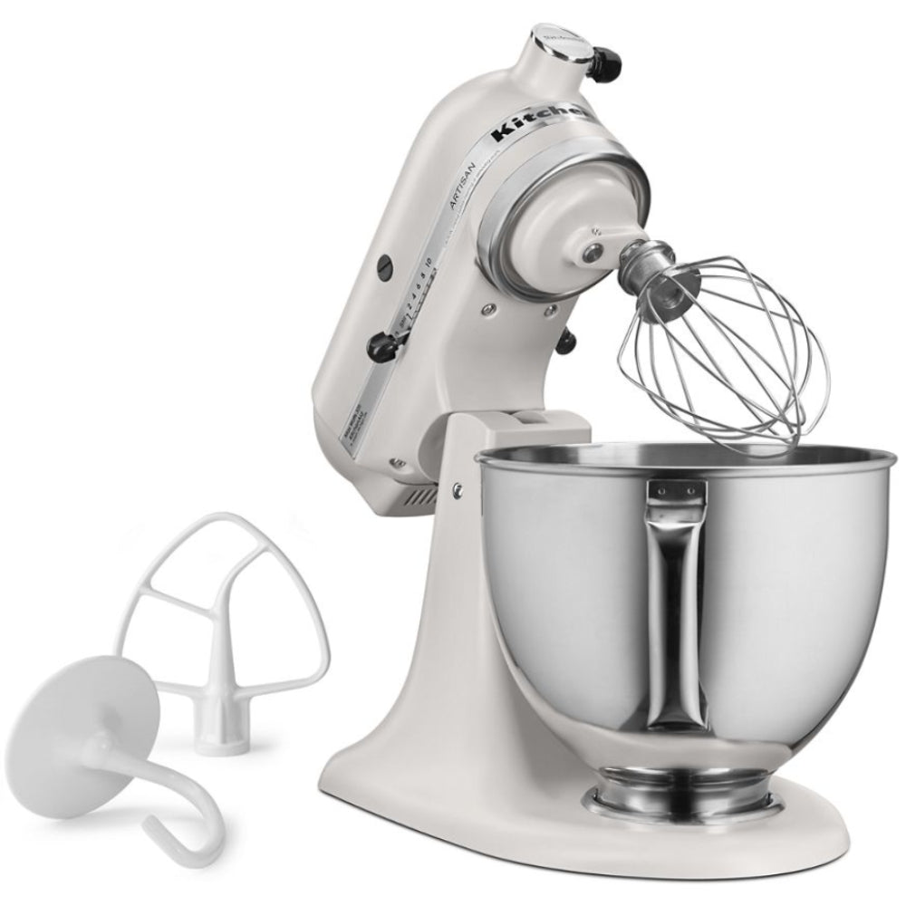 KitchenAid Artisan KSM150PSMH 5 Quart Tilt-Head Stand Mixer, Matte Milkshake - Perfect for Baking Bread, Cookies, Cakes & More | Home Kitchen Essential