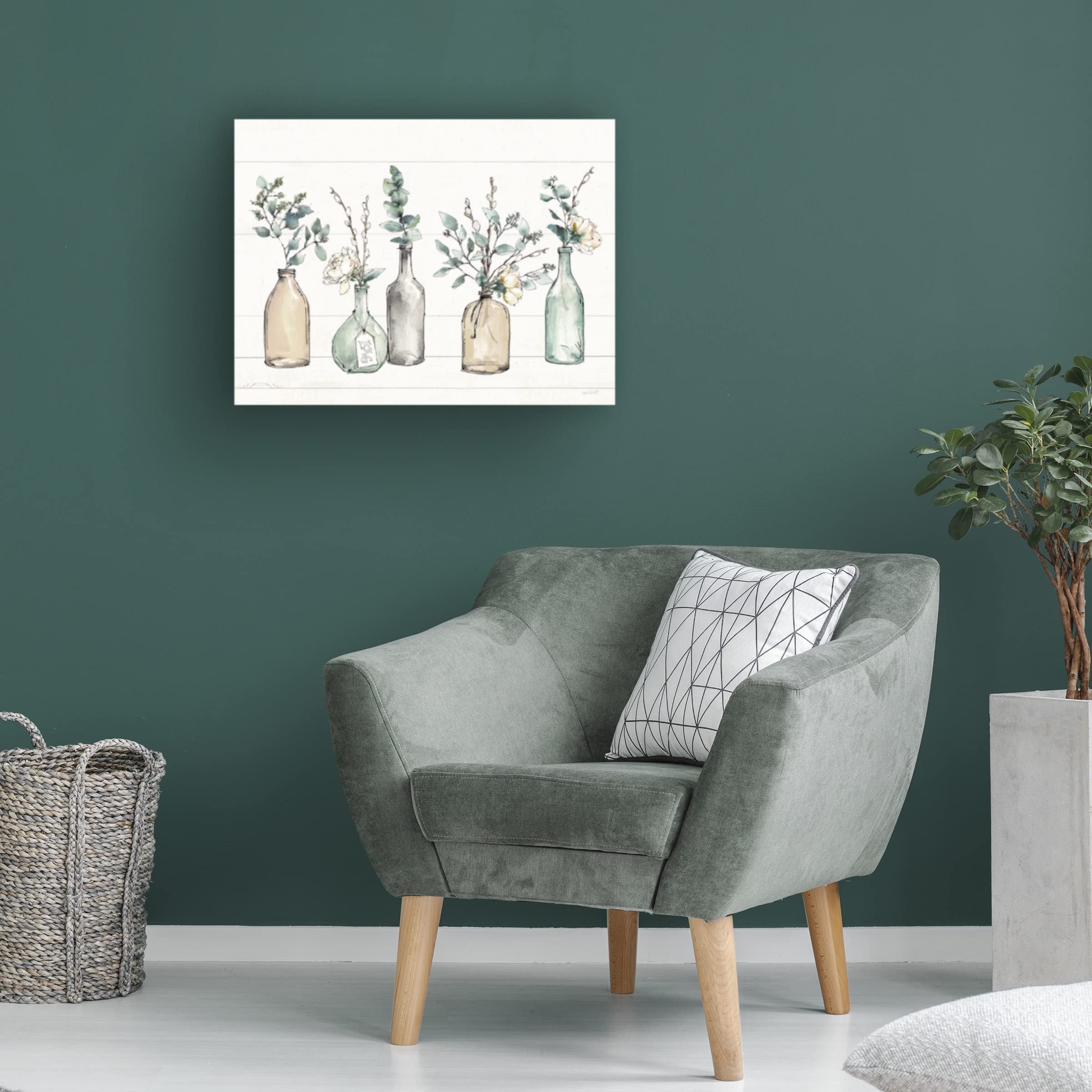 Trademark Fine Art 'Hardwood Forest Canopy I' Canvas Wall Art by Alan Majchrowicz - Nature Landscape Painting for Living Room, Bedroom & Office Decor