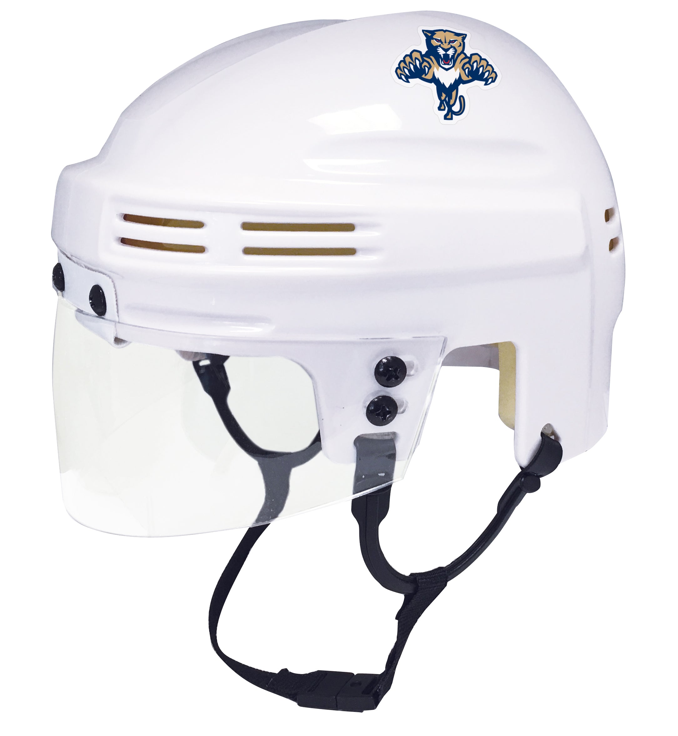 Florida Panthers NHL Collectible Mini Helmet - Authentic Replica with Display Stand - Perfect for Fans, Sports Memorabilia Collectors & Home/Office Decor