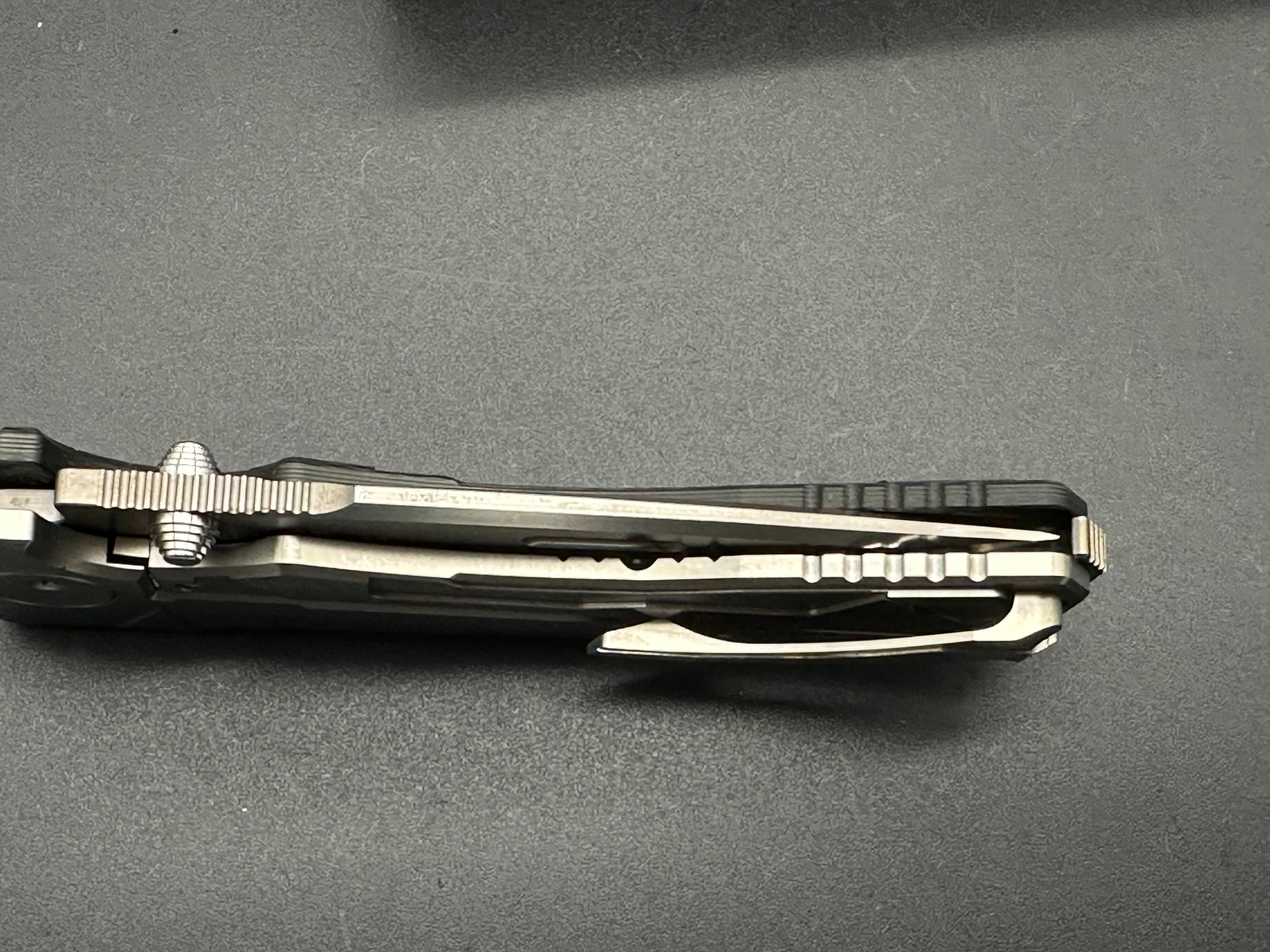 Rockstead Ren ZDP-189 Mirror Finished Tanto Folding Knife - Ultra Sharp Japanese Steel Blade for EDC, Outdoor, and Tactical Use