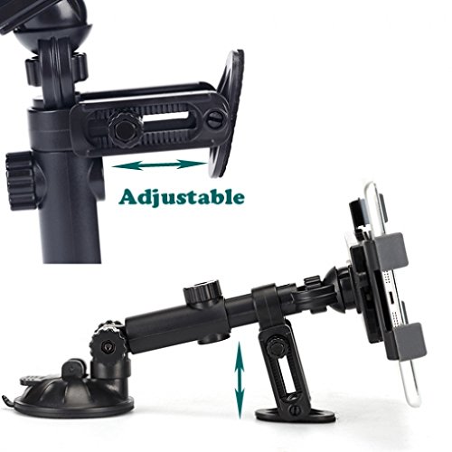 Premium Heavy Duty Car Mount Dash & Windshield Tablet Holder - Compatible with AT&T Samsung Galaxy Tab S 10.5/8.4/7 SGH-I987 - Secure Hands-Free Viewing for GPS Navigation & Entertainment