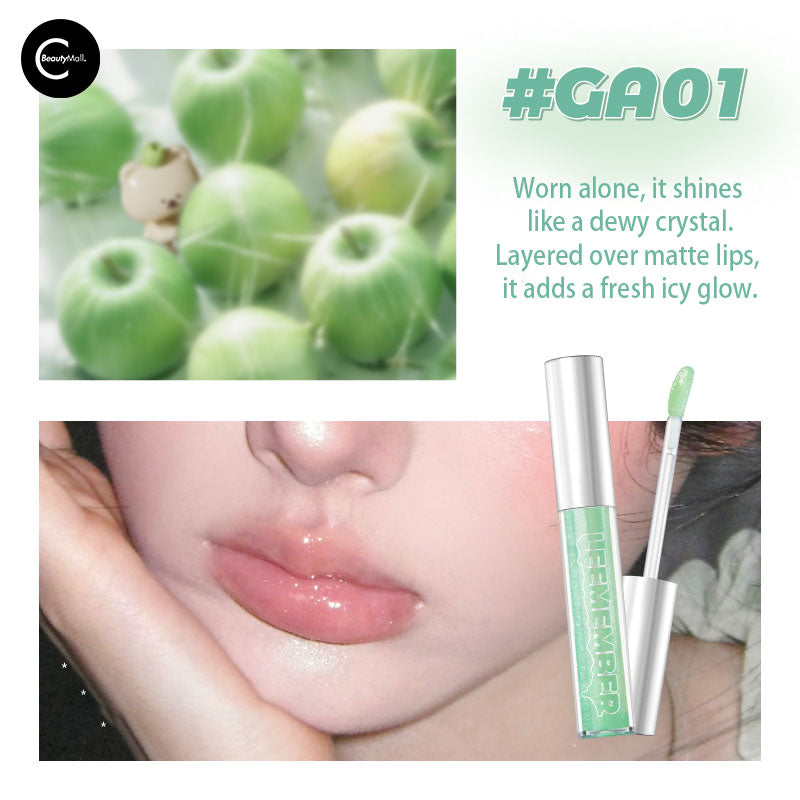 LEEMEMBER Chocolate Flavored Lip Gloss - Moisturizing & Shiny Lip Balm for Women, Vegan & Cruelty-Free - Perfect for Daily Wear, Date Night & Makeup Looks