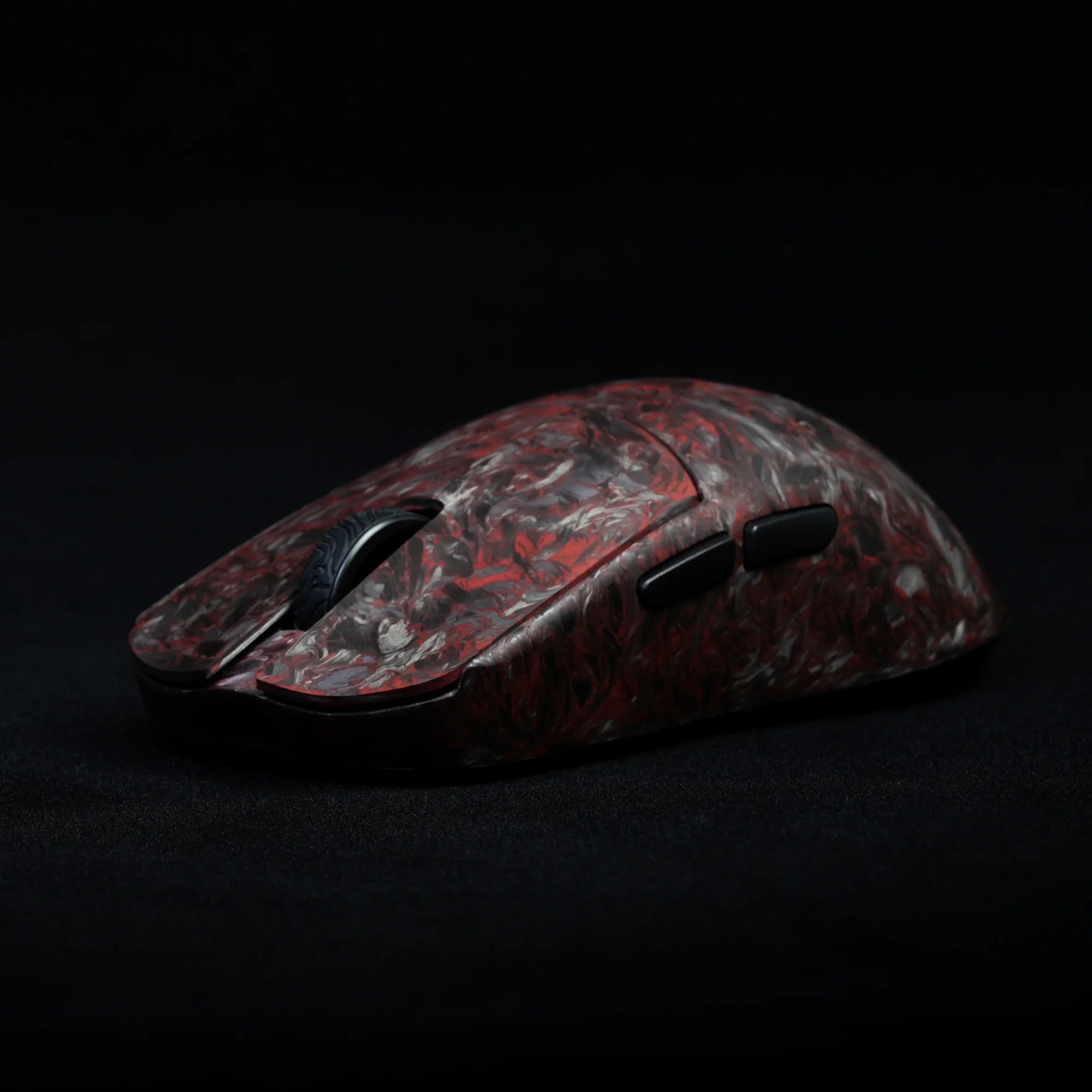WLmouse YING Forged Carbon Fiber Wireless Gaming Mouse - Lightweight Ergonomic Design for PC, Mac, Laptop - Perfect for FPS, MOBA, eSports & Office Work