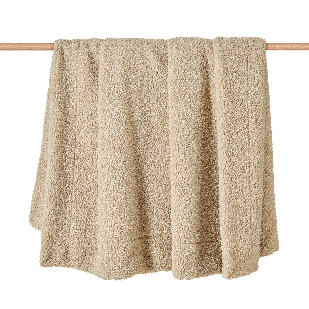 Soft Plush Teddy Bear Throw Blanket - Cozy Fluffy Fleece Blanket for Couch, Bed, Sofa - Perfect for Snuggling, Lounging & Gift Giving