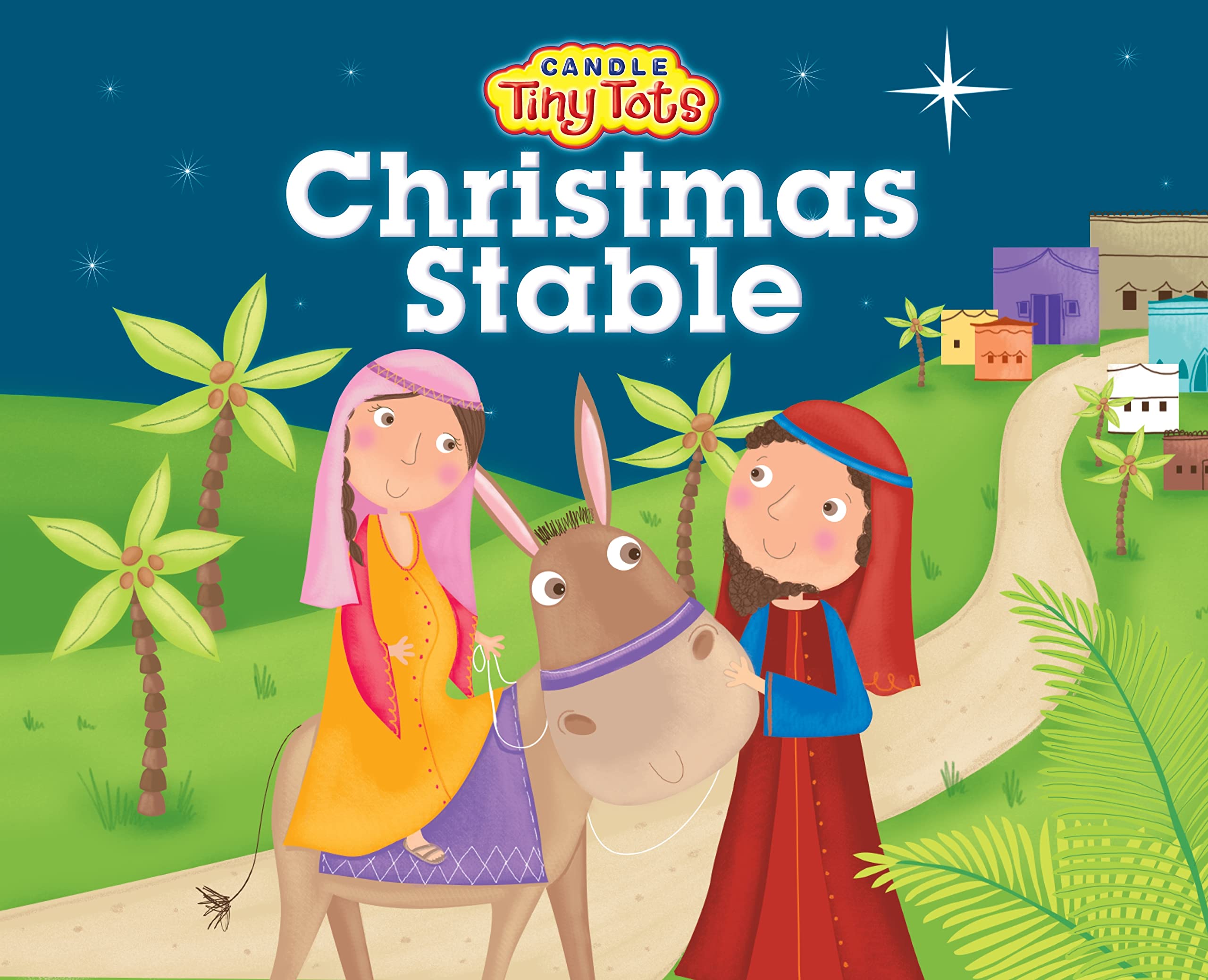 Christmas Stable Candle Holder for Tiny Tots - Holiday Home Decor & Nativity Scene Centerpiece - Perfect for Christmas Table Settings, Mantel Displays, and Gift Giving
