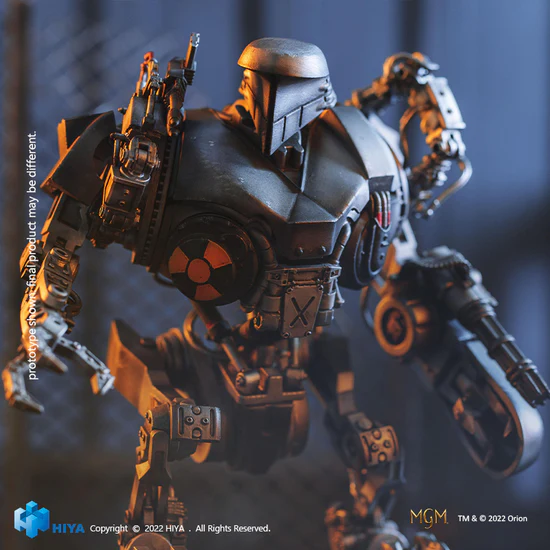 1/18 Scale HIYA 5-inch RoboCop 2 RoboCain Action Figure - Exquisite Mini Collectible Series for Display & Movie Scenes Recreation