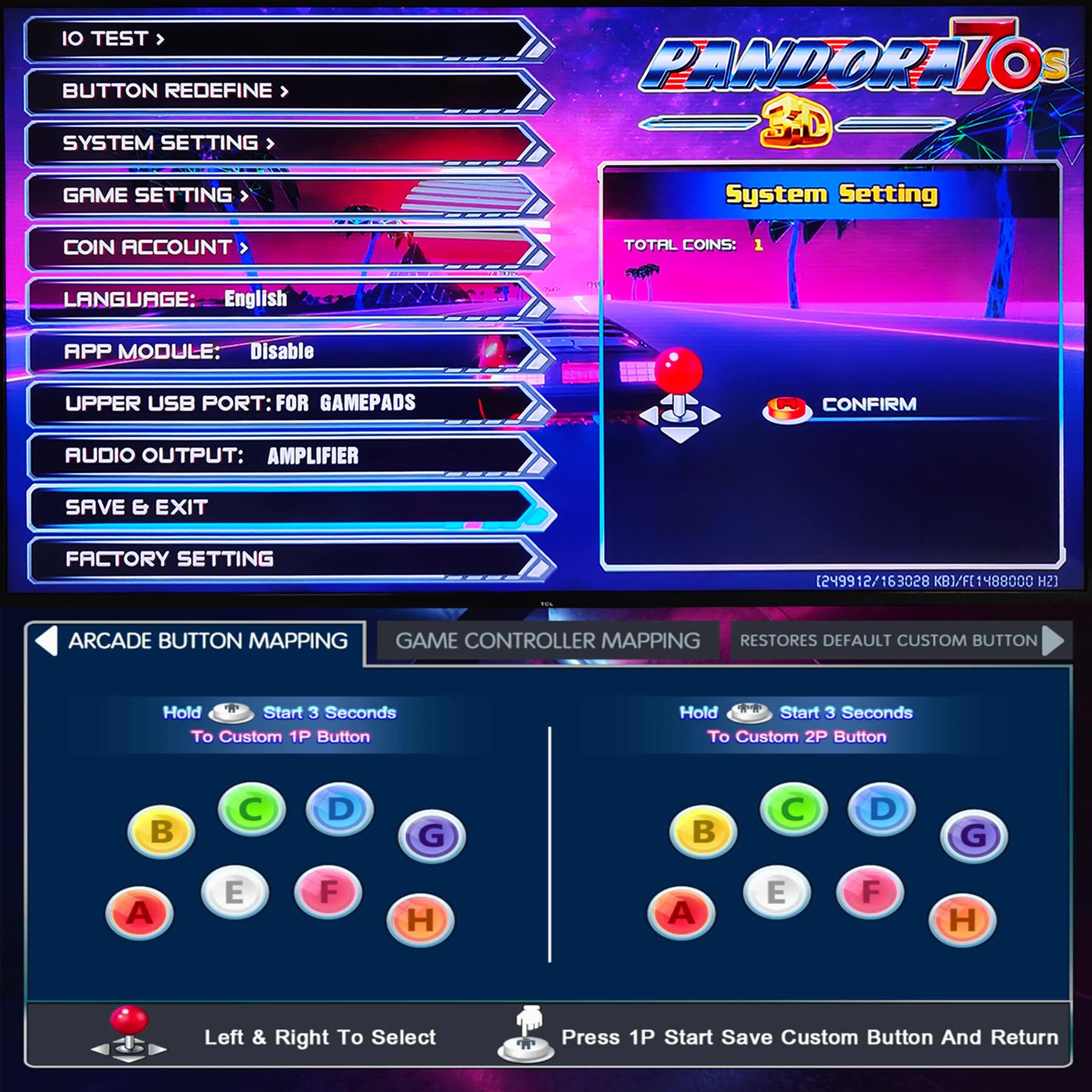 RegiisJoy Pandora's Box 70S Arcade Game Console - 30,000 in 1 Retro Gaming System for PC, TV & Projector | 2-4 Player Multiplayer | 1280x720 HD | 3D Games with Search/Save/Load Features | Perfect for Family Game Nights & Retro Gaming Parties