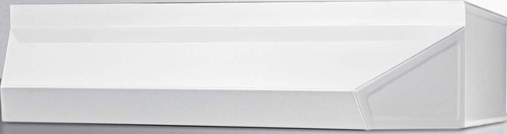 Summit Shell 30W Stainless Steel Kitchen Range Hood - White | Powerful Ventilation for Smoke & Odor Removal | Ideal for Home Kitchens & Restaurants