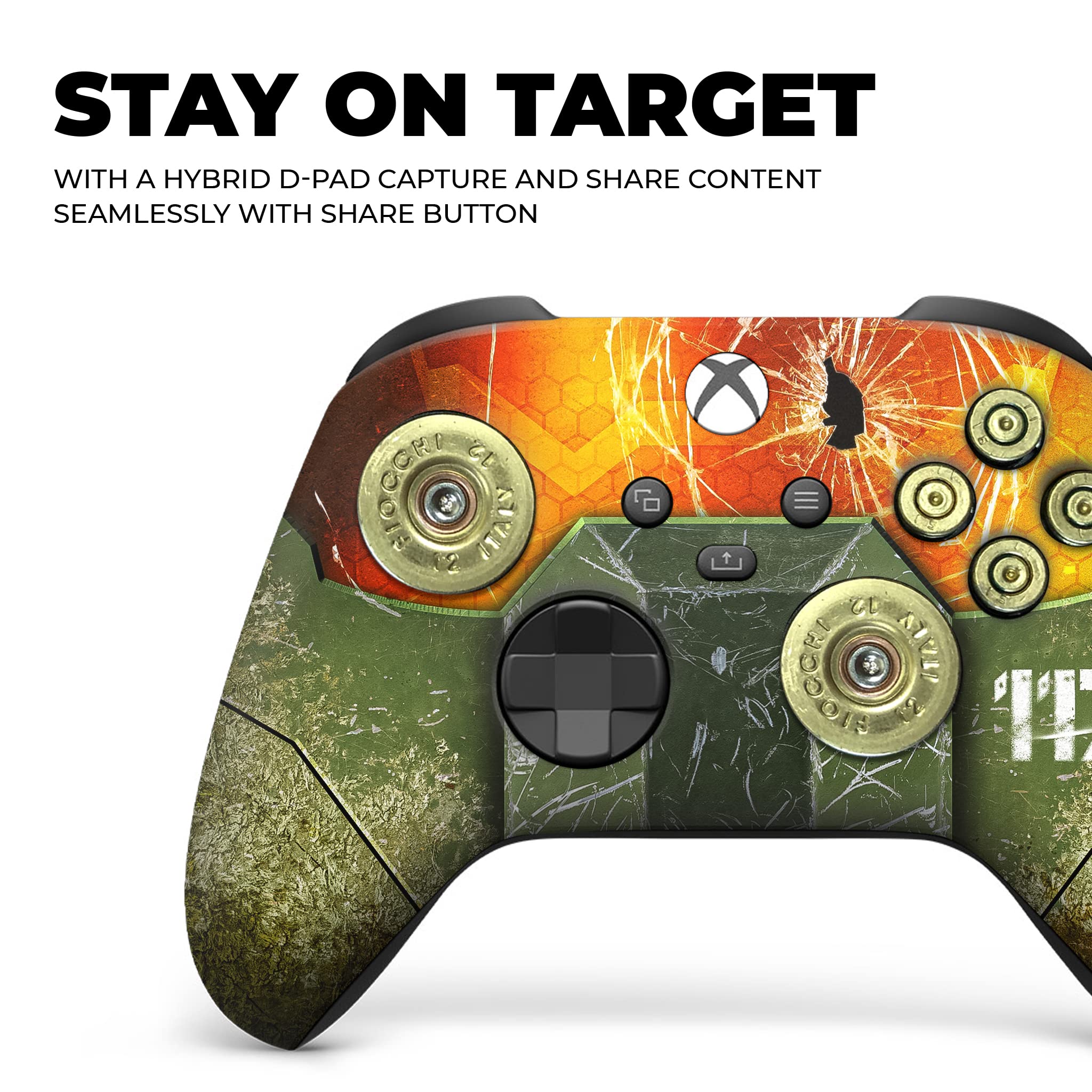 Premium Custom Wireless Xbox Controller for Xbox One & Series X/S - DreamController Hallo Infinity Master Chief Design - Proudly Made in USA with Durable Hydro Dip Printing (Not Just a Skin) - Perfect for Gaming, Collecting & Gift Giving