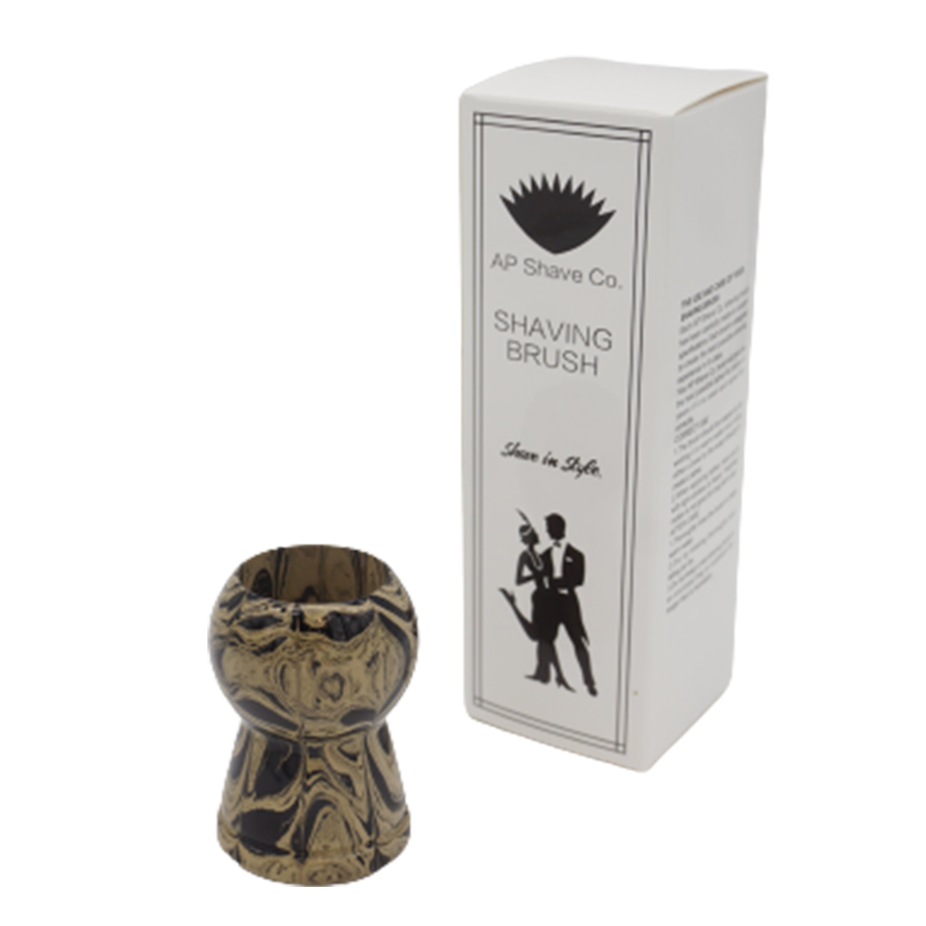 Premium Sand Ebonite Handcrafted Shaving Brush Handle - Fits 24mm & 26mm Knots - Perfect for Wet Shaving & Grooming Rituals